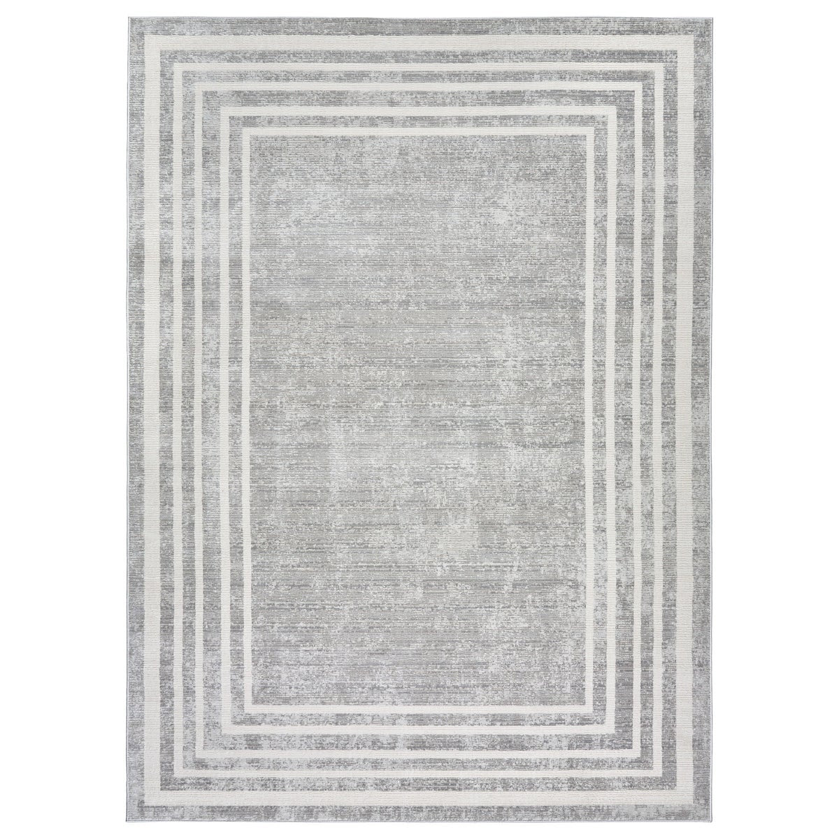 Sasha Area Rug, Damson Gray, 6'6” x 9'