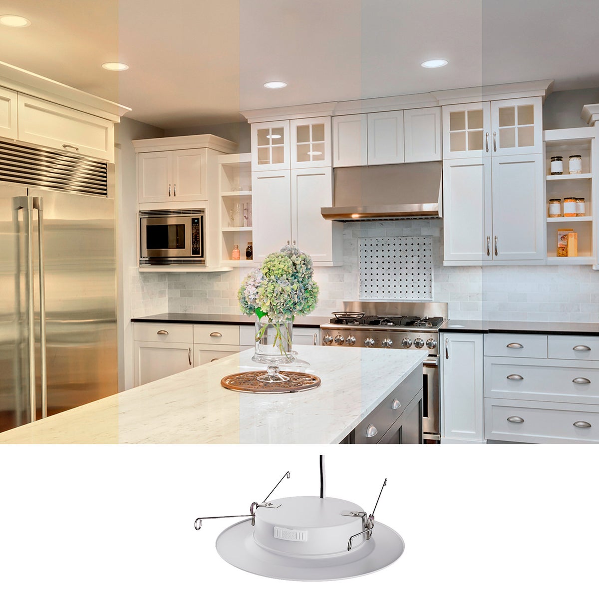 Philips 5/6" 5CCT Retrofit Downlight, 4-pack