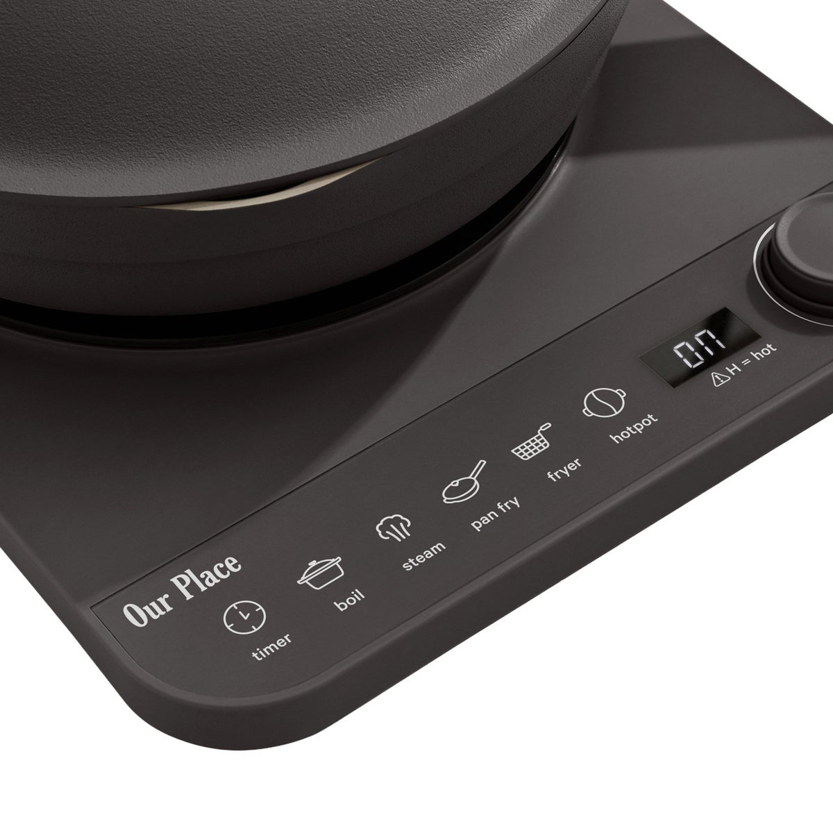 Our Place Induction Plate and Always Pan with Hot Grips