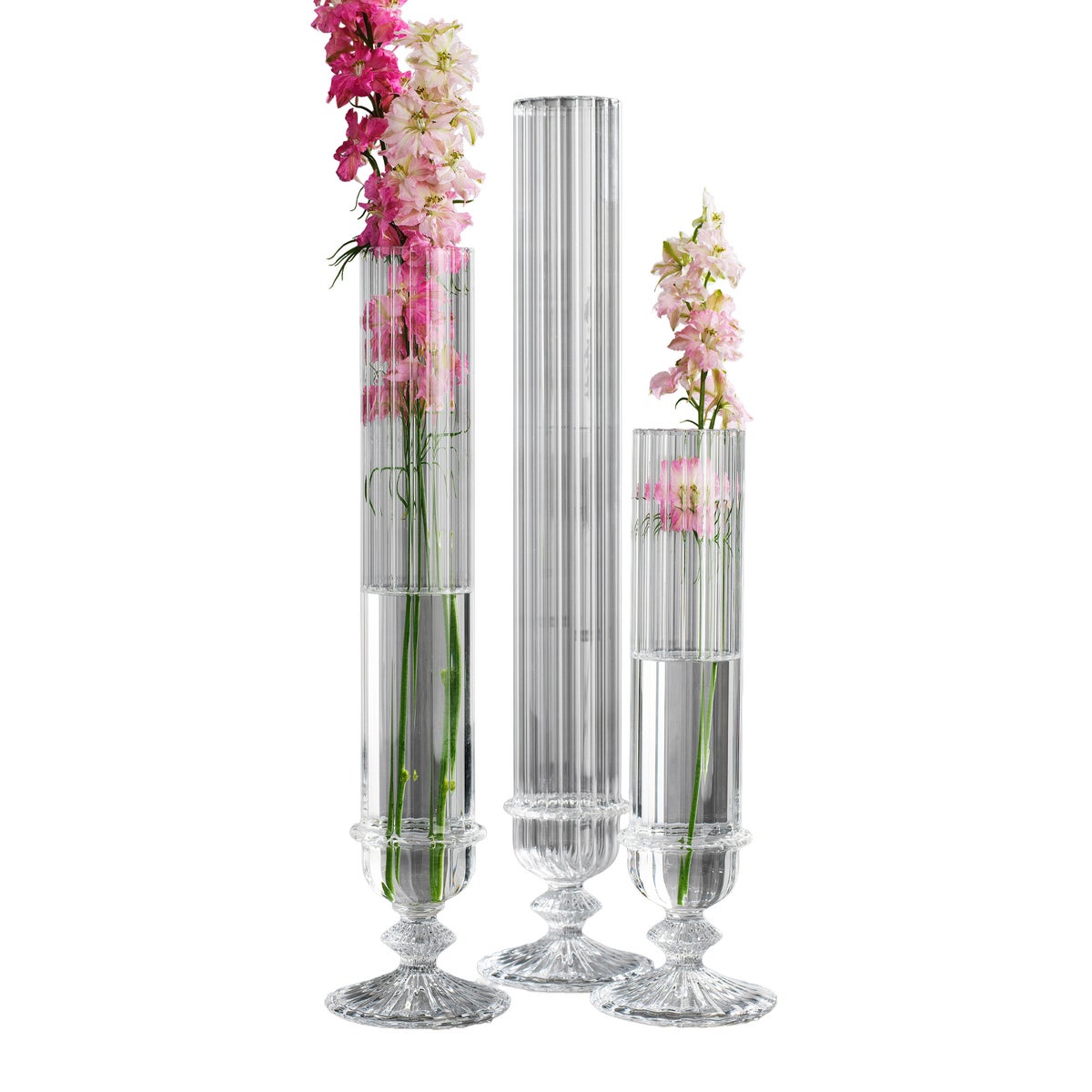 Glass Bud Vases by Home Essentials, Set of 3