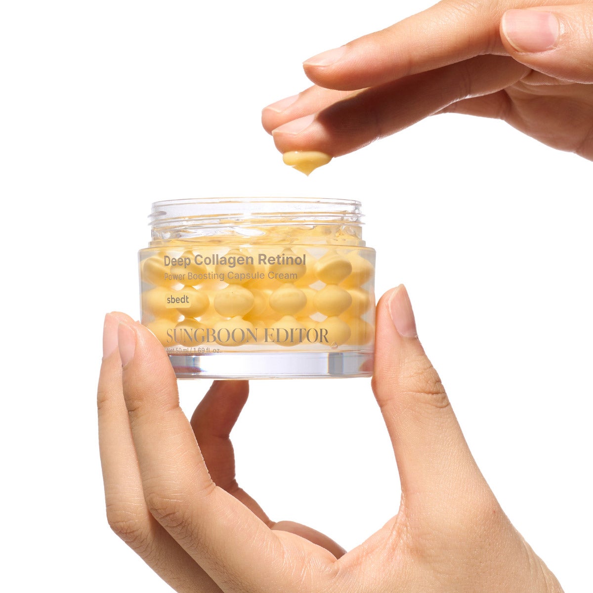Sungboon Editor Deep Collagen Retinol Power Boosting Capsule Cream, 1.69 fl oz, 2-pack