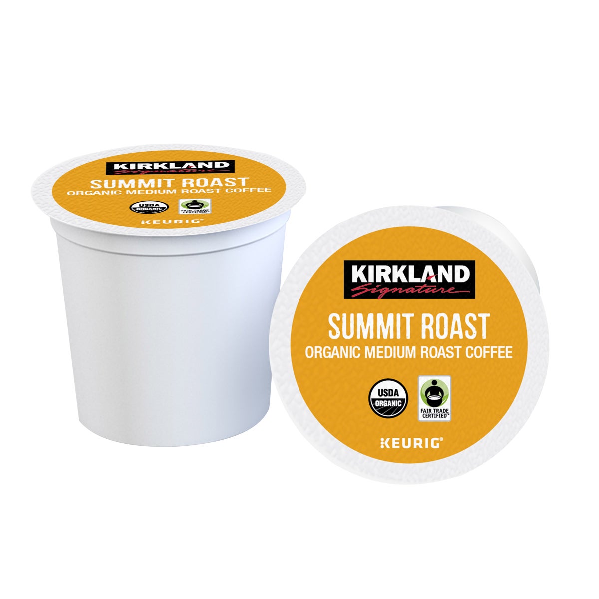 Kirkland Signature Coffee Organic Summit Roast K-Cup Pod, 120-count - Retail $42