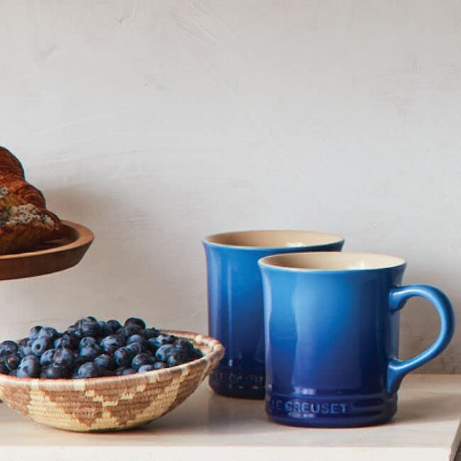 NEW - Le Creuset Stoneware Set of 6 Mugs, 14 oz. each, Marseille