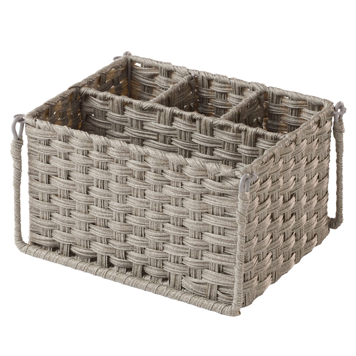 Oneida 24-piece Flatware Set with Caddy - Gray