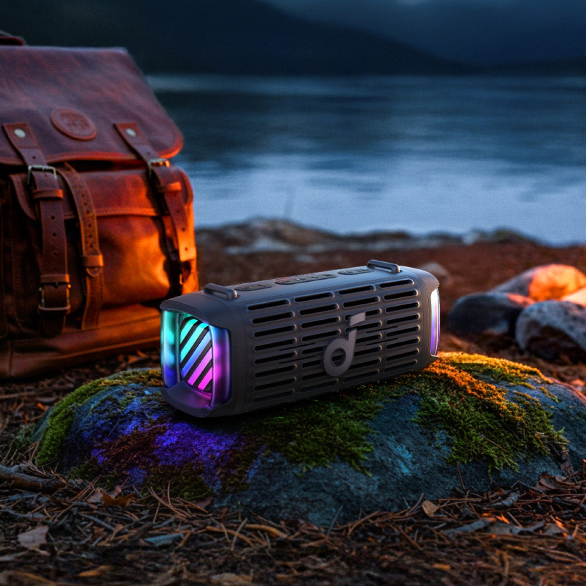 Soundcore Boom 3i Outdoor Waterproof Bluetooth Speaker, Black