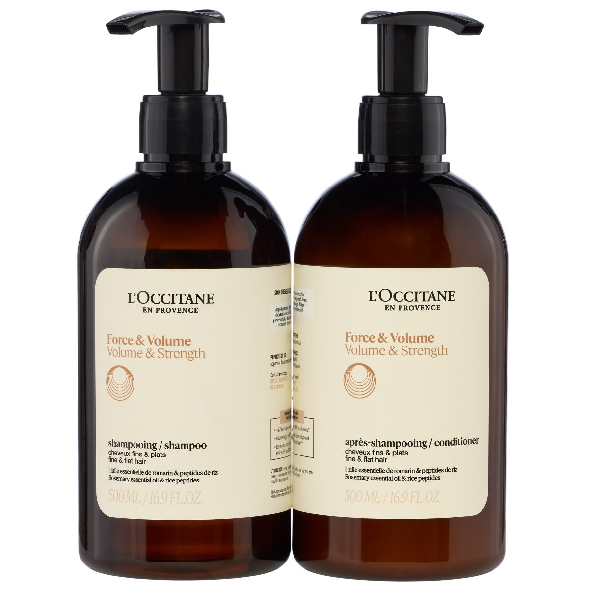 L'Occitane Volume & Strength Shampoo and Conditioner, 16.9 fl oz Each