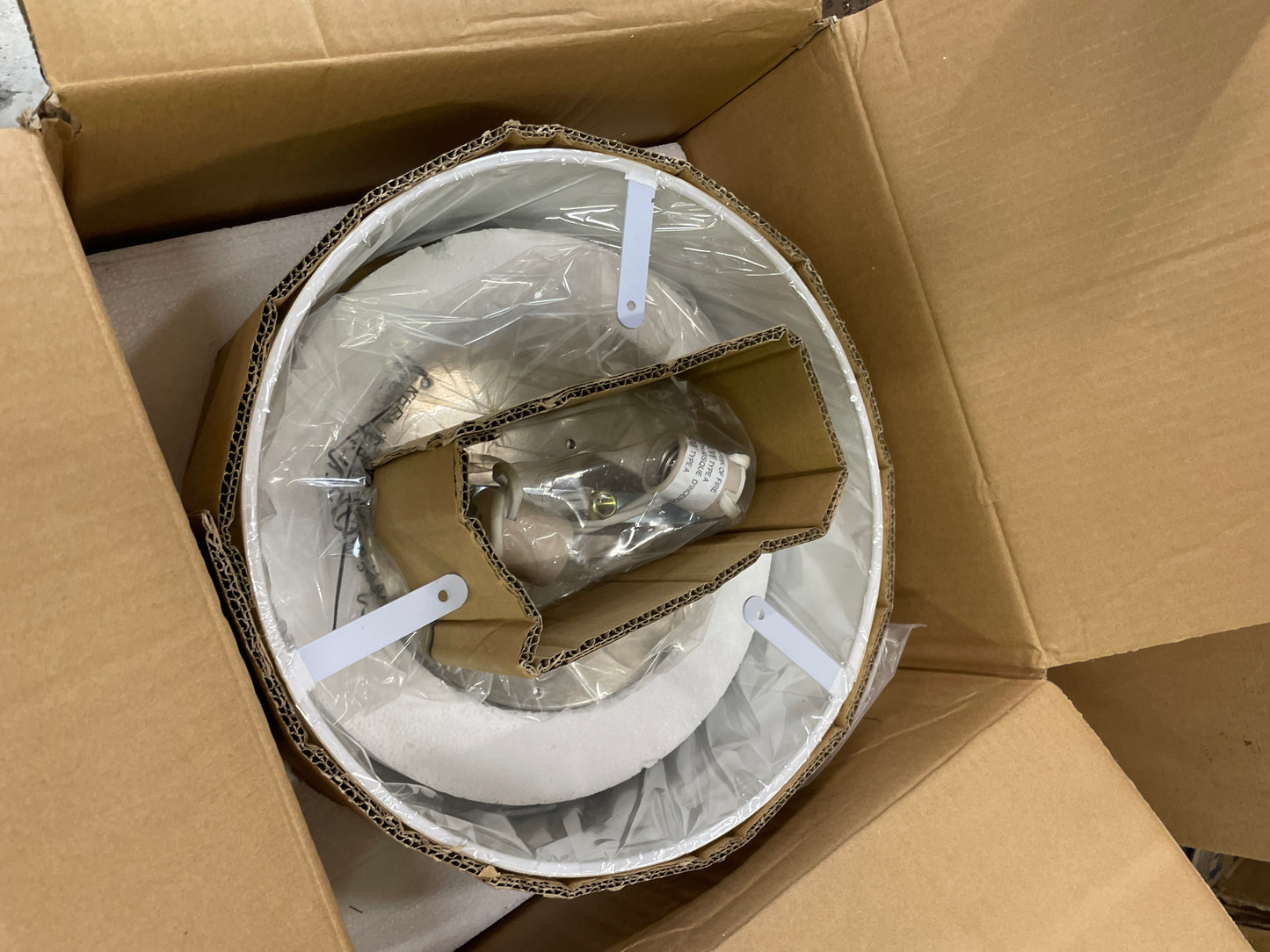 Progress Lighting P3713-09 Inspire Two-Light Flush Mount, Brushed Nickel - Retail $38