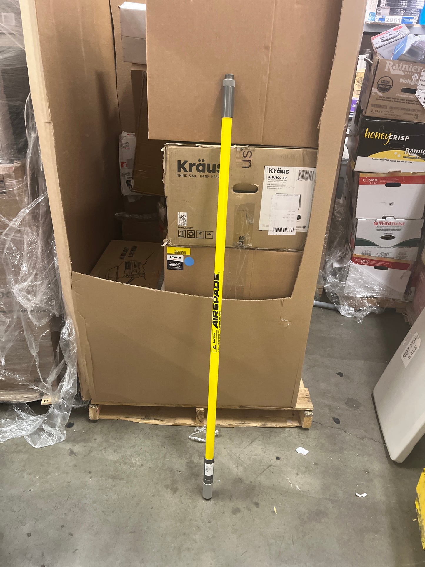 AirSpade HT120 5-Feet Extension with Coupler Yellow, 24 INCH - Retail $393