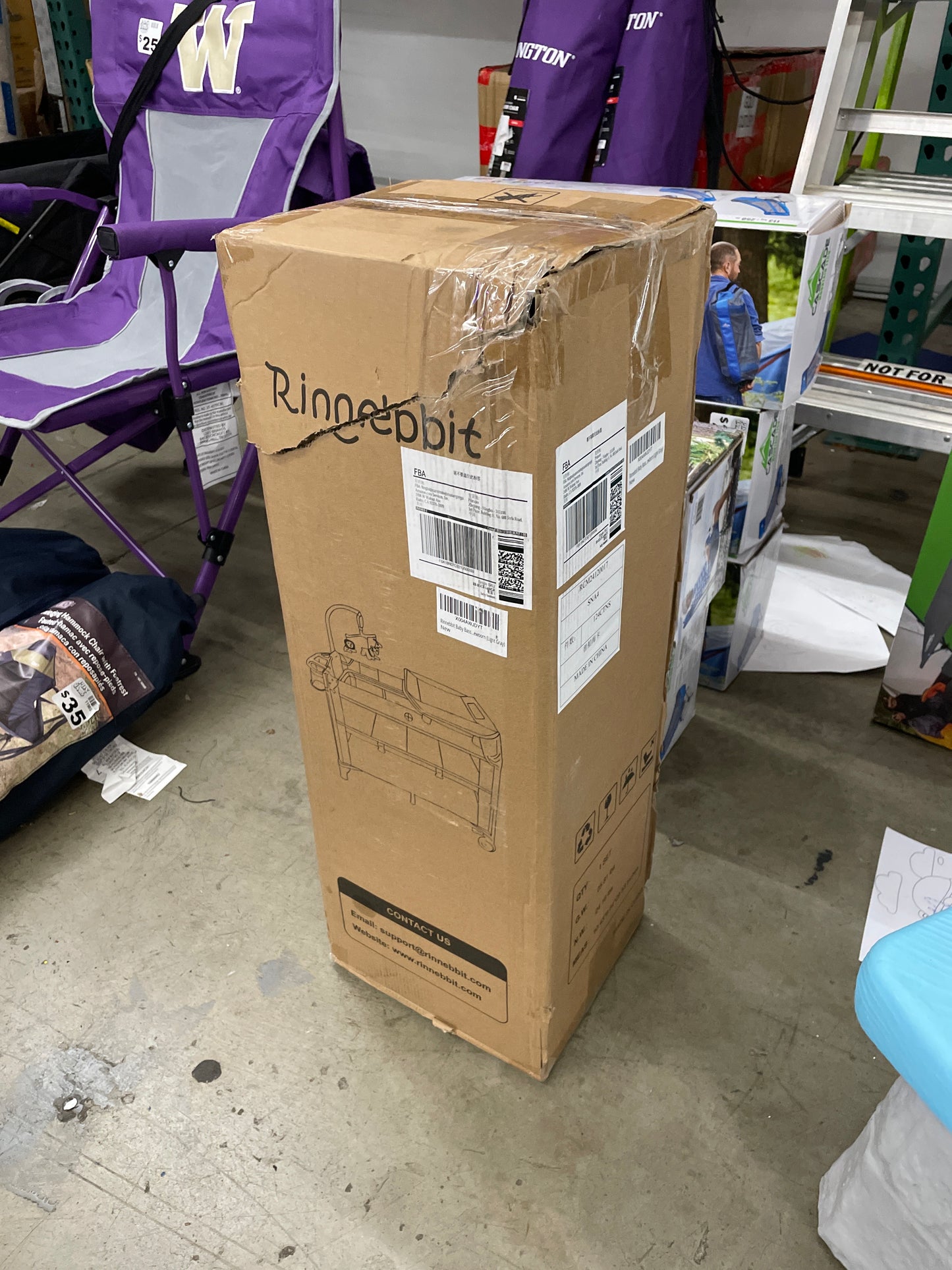 Baby Bassinets Bedside Sleeper, 4 in 1 Portable Bedside Crib w/Mattress, Diaper Changer, Storage Basket, Music Box, Carry Bag, Foldable Playard Sleeper for Newborn (Light Gray)