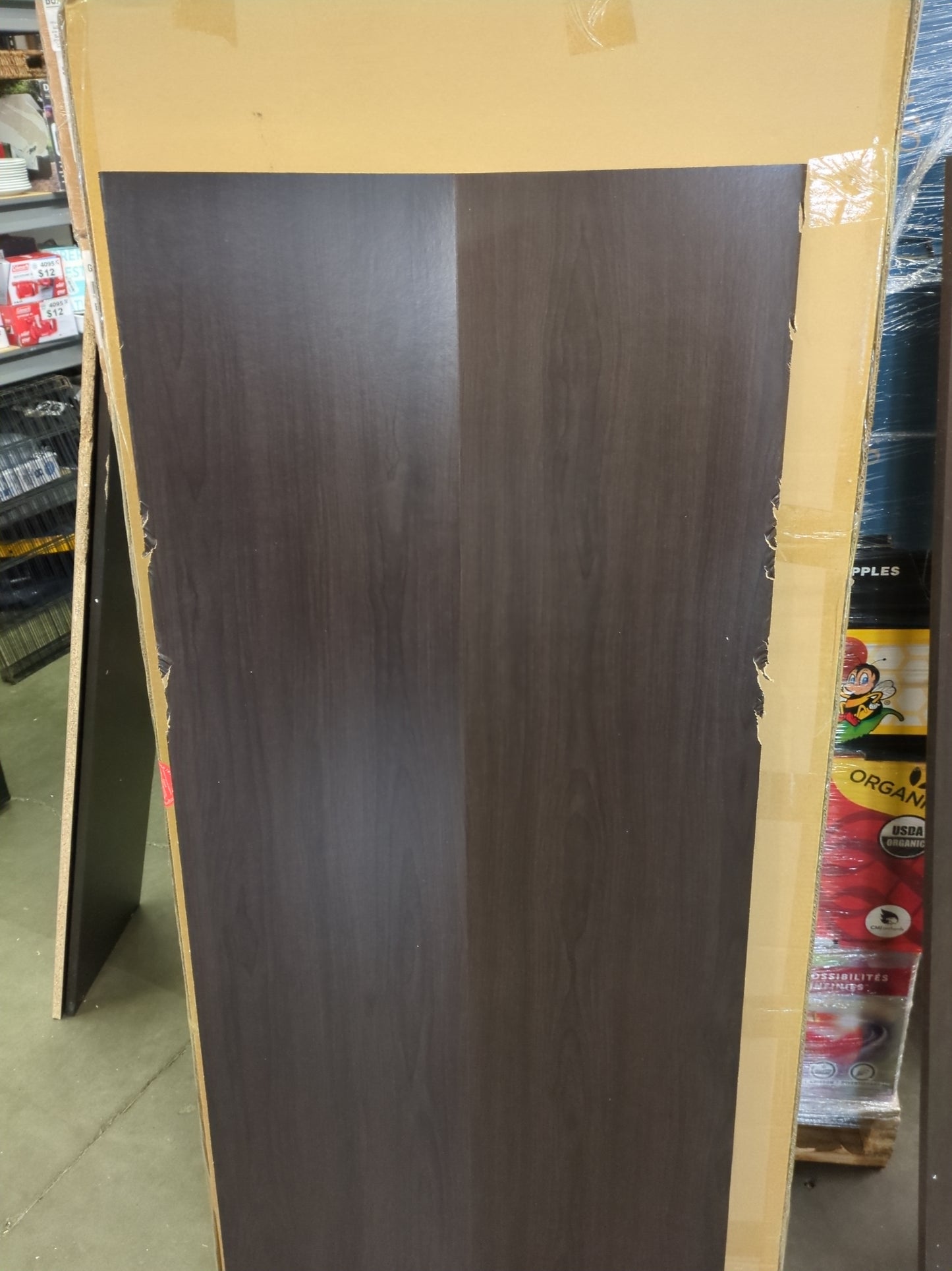 NEW w/ dmg - ClosetMaid Pantry Cabinet Cupboard with 2 Doors, Adjustable Shelves Standing, Storage for Kitchen, Laundry, or Utility Room, Espresso - Retail $165