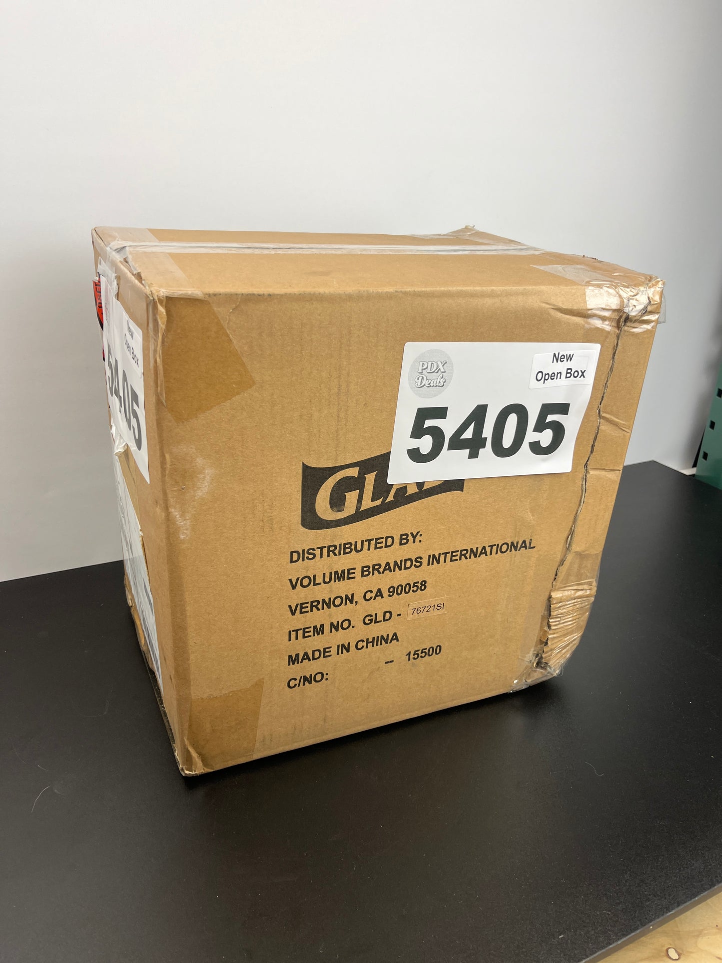 Glad Plastic Storage Basket Set, Value Pack of 6 | Open Storage Bins for Shelves, Bathroom, Pantry, Closet | Nesting Organizer Boxes with Handles, 4 Gallon, Marina Blue - Retail $38