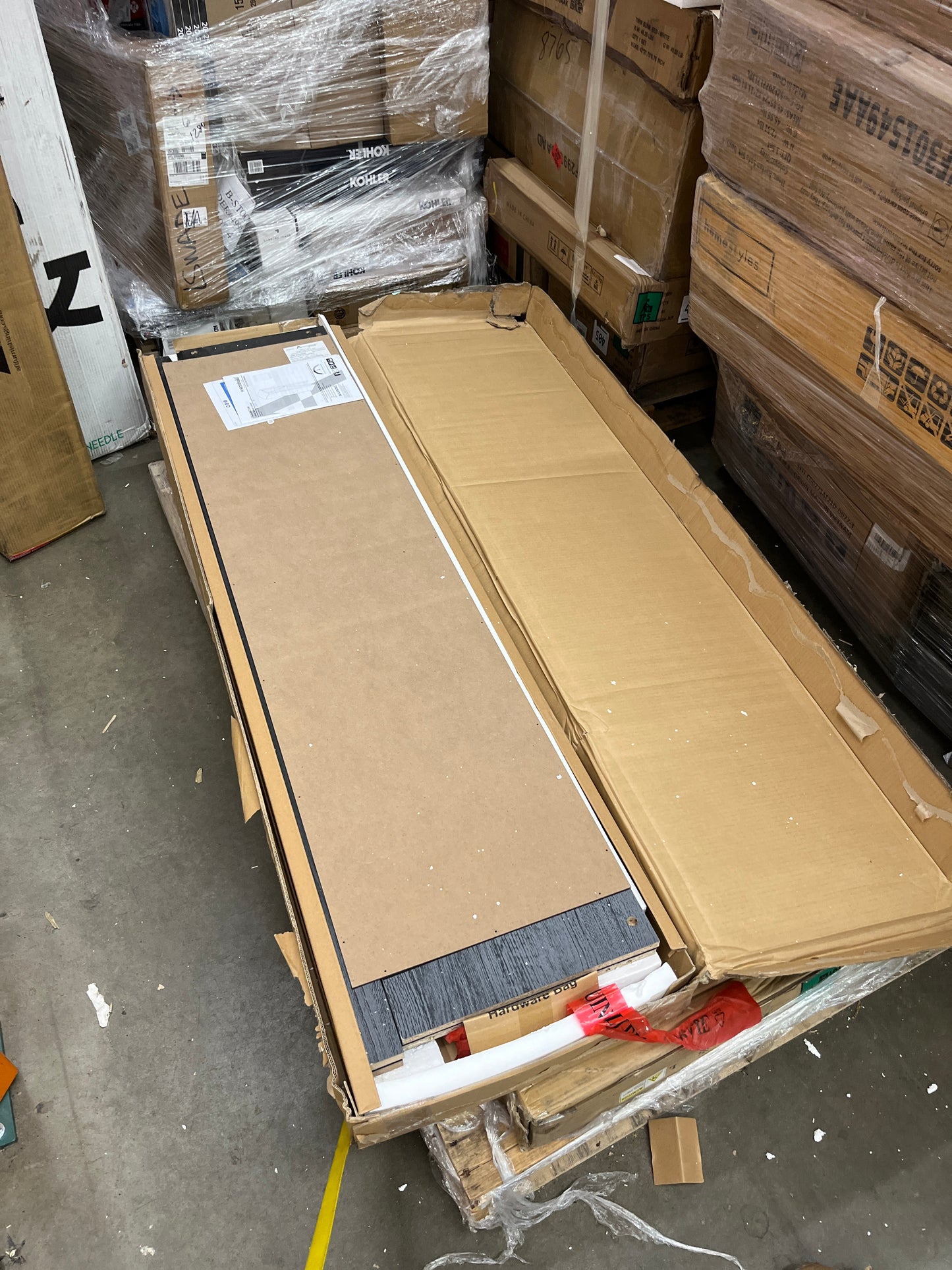 Systembuild Evolution Farmington 18" Wide Storage Cabinet in Black Oak - Retail $159