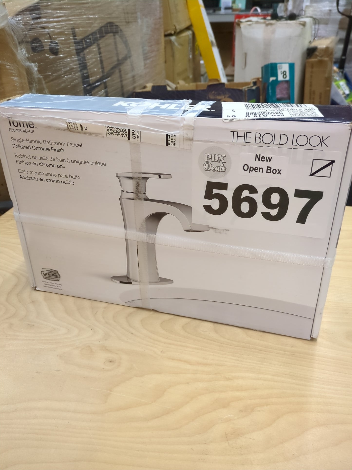 KOHLER TOME SINGLE-HANDLE - Retail $99