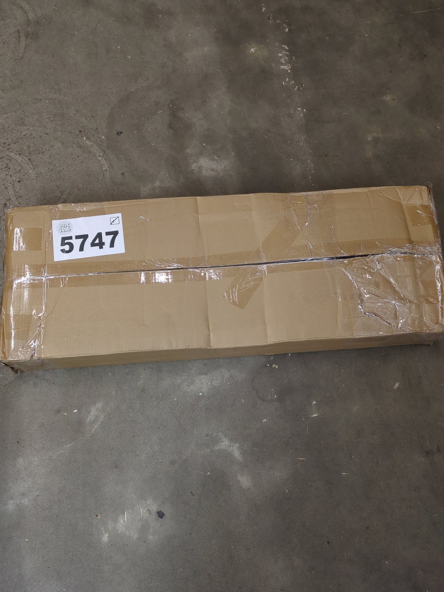 SUPERJARE 70 Inch Console Table with 2 Outlet and 2 USB Ports, Extra Long Entryway Table with Metal Frame and X-Shaped Design, Narrow Sofa Table for Living Room and Hallway - Rustic Brown - Retail $159