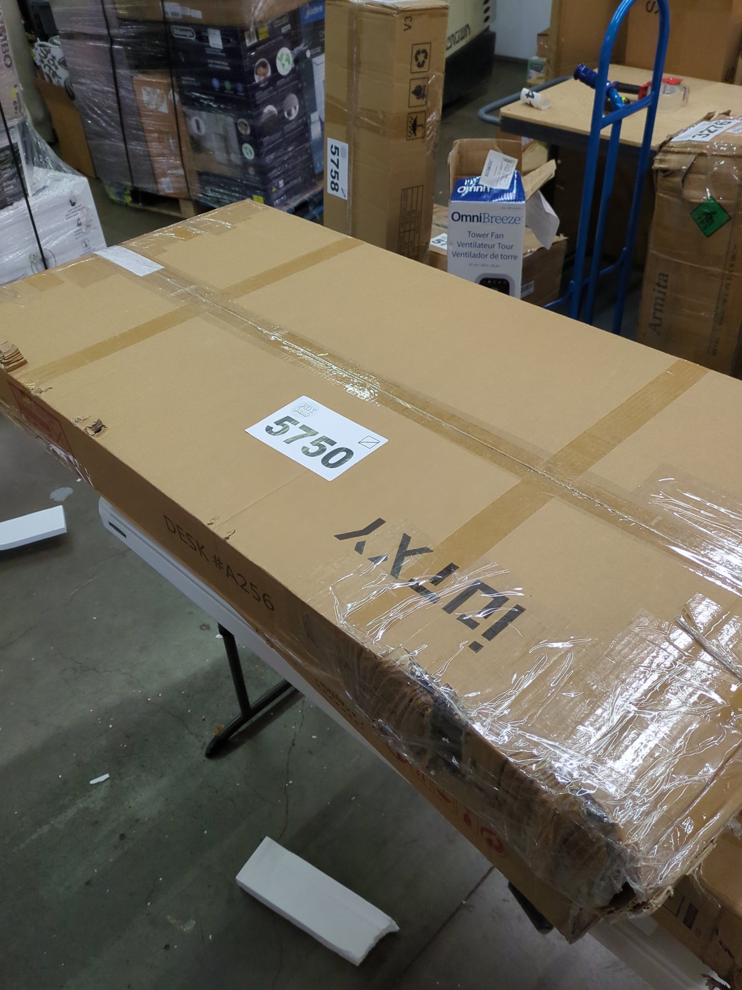 IOTXY Simple Wooden Writing Desk - Freestanding Modern PC Laptop Computer Workbench with Solid Wood Legs for Home Office, TV Table, Music Live Desk, Raw Wood Color - Retail $149