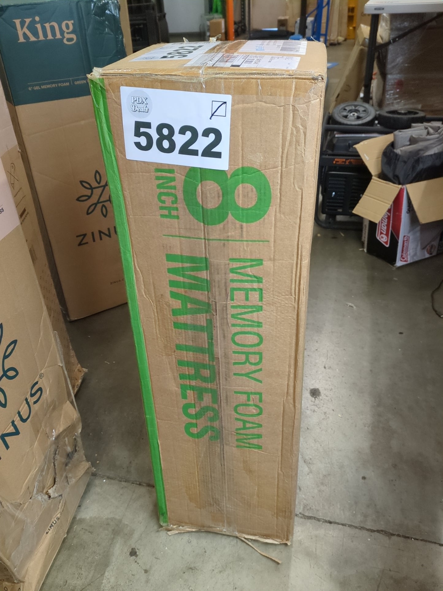 wOod-it Twin Mattress, 8 inch Twin Size Memory Foam Mattresses in a Box Cooling Gel Mattress for Kids Bunk Trundle Bed Daybed, Medium Firm - Retail $149