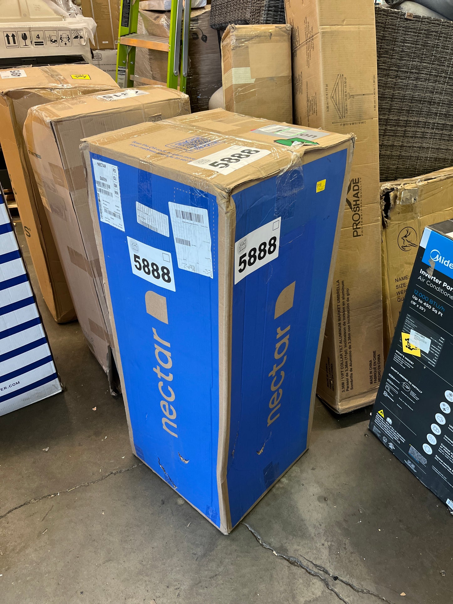 Nectar Queen Mattress 12 Inch - Medium Firm Gel Memory Foam - Cooling Comfort Technology - 365-Night Trial - Forever Warranty,White - Retail $649