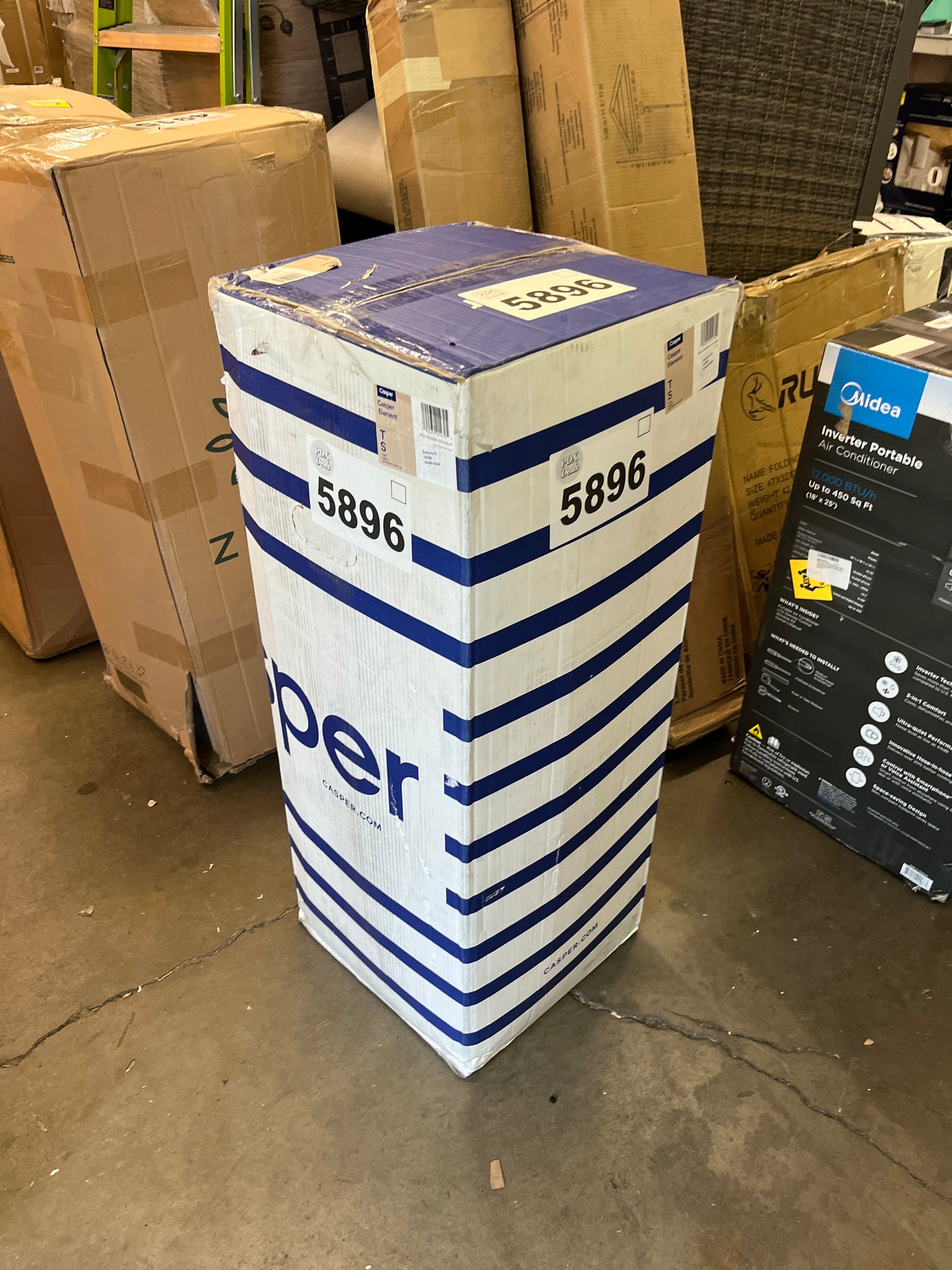 Casper Sleep Element, Medium Firm Twin Mattress - Memory Foam AirScape Cooling + Support - 100-Night Trial - 10 Year Warranty - CertiPUR-US Mattress, Grey - Retail $335