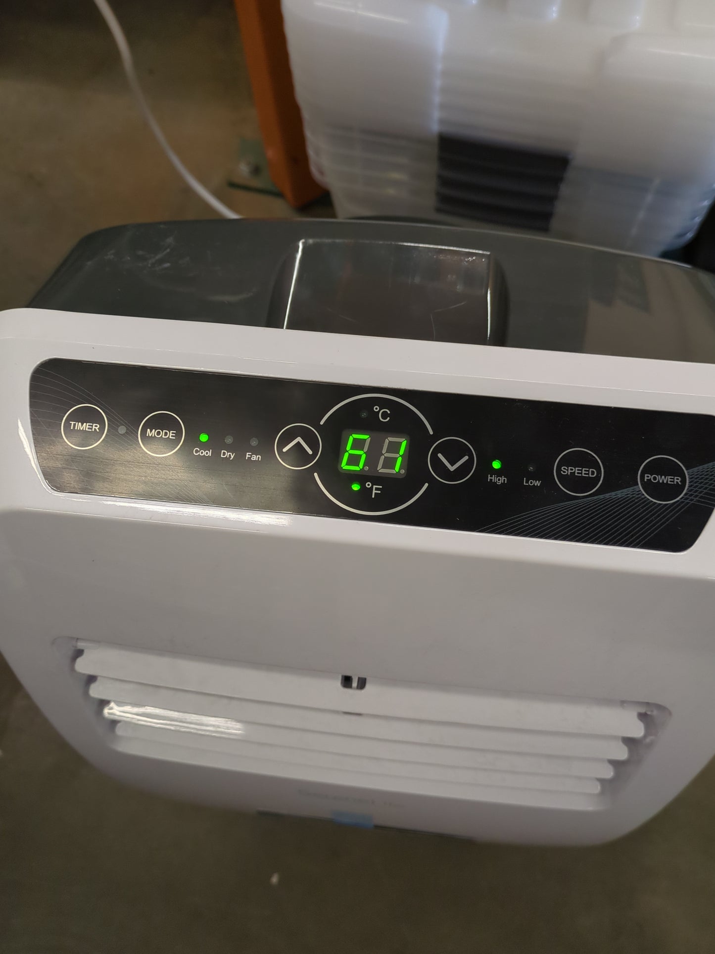 SereneLife SLPAC8 SLPAC 3-in-1 Portable Air Conditioner with Built-in Dehumidifier Function,Fan Mode, Remote Control, Complete Window Mount Exhaust Kit, 8,000 BTU, White - Retail $301