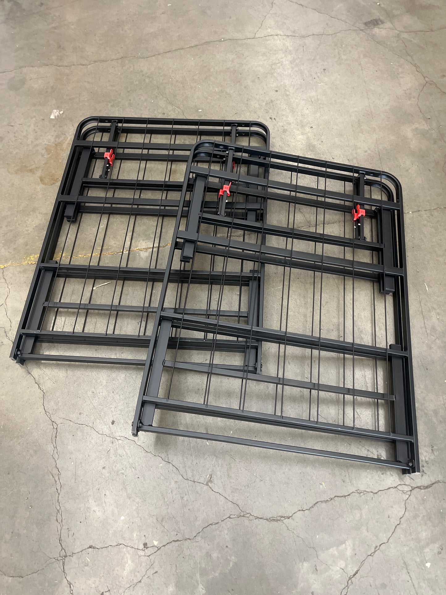 Amazon Basics QUEEN Foldable Metal Platform Bed Frame with Tool Free Setup, 14 Inches High, Sturdy Steel Frame, No Box Spring Needed - Retail $95