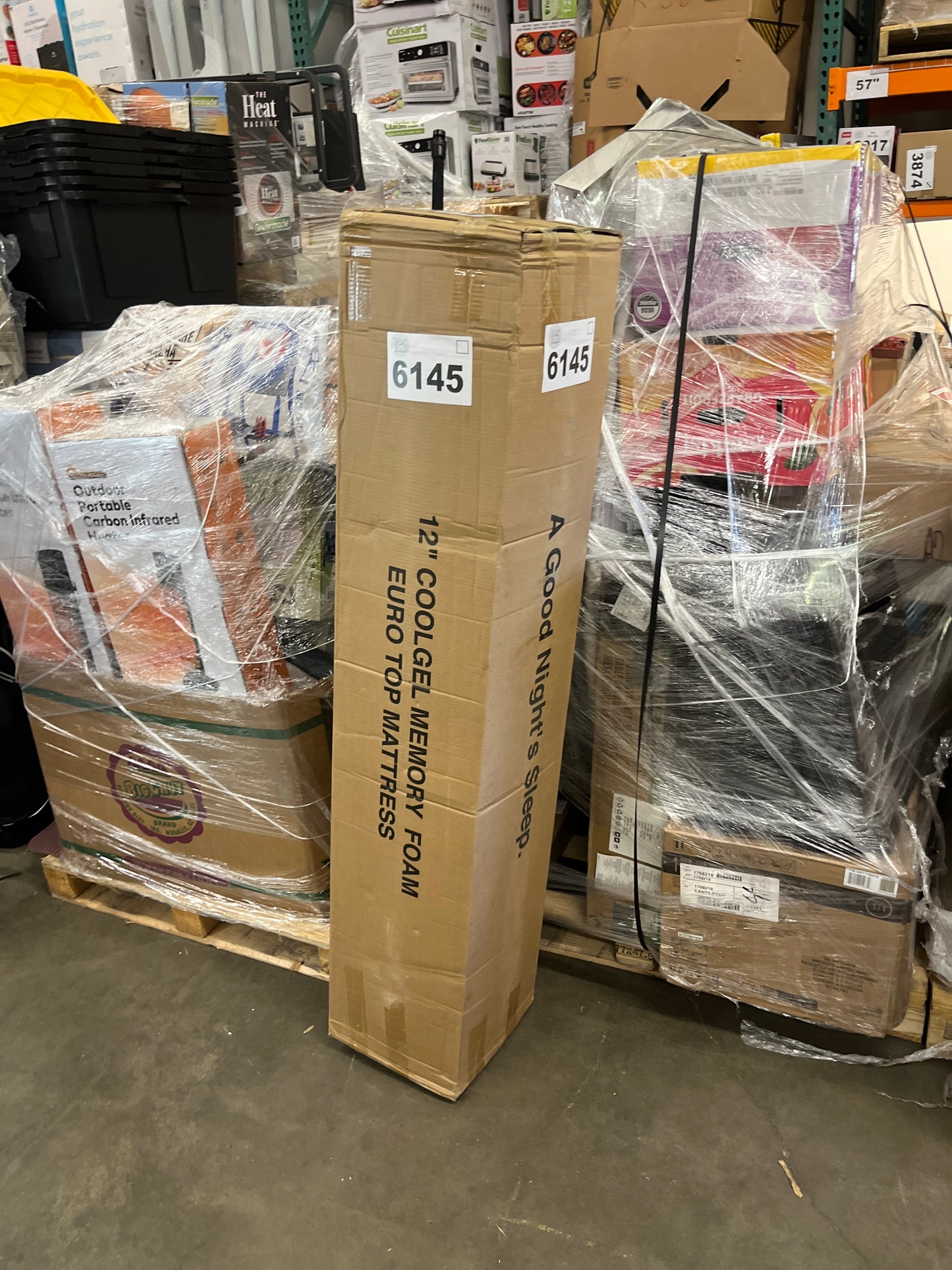 Queen Mattress, DIGLANT 12 Inch Cool Gel Memory Foam Hybrid Mattress, Euro Top Pocket Spring Mattress in a Box, Balance Support & Motion Isolation, Medium Feel Mattress, CertiPUR-US Certified - Retail $448