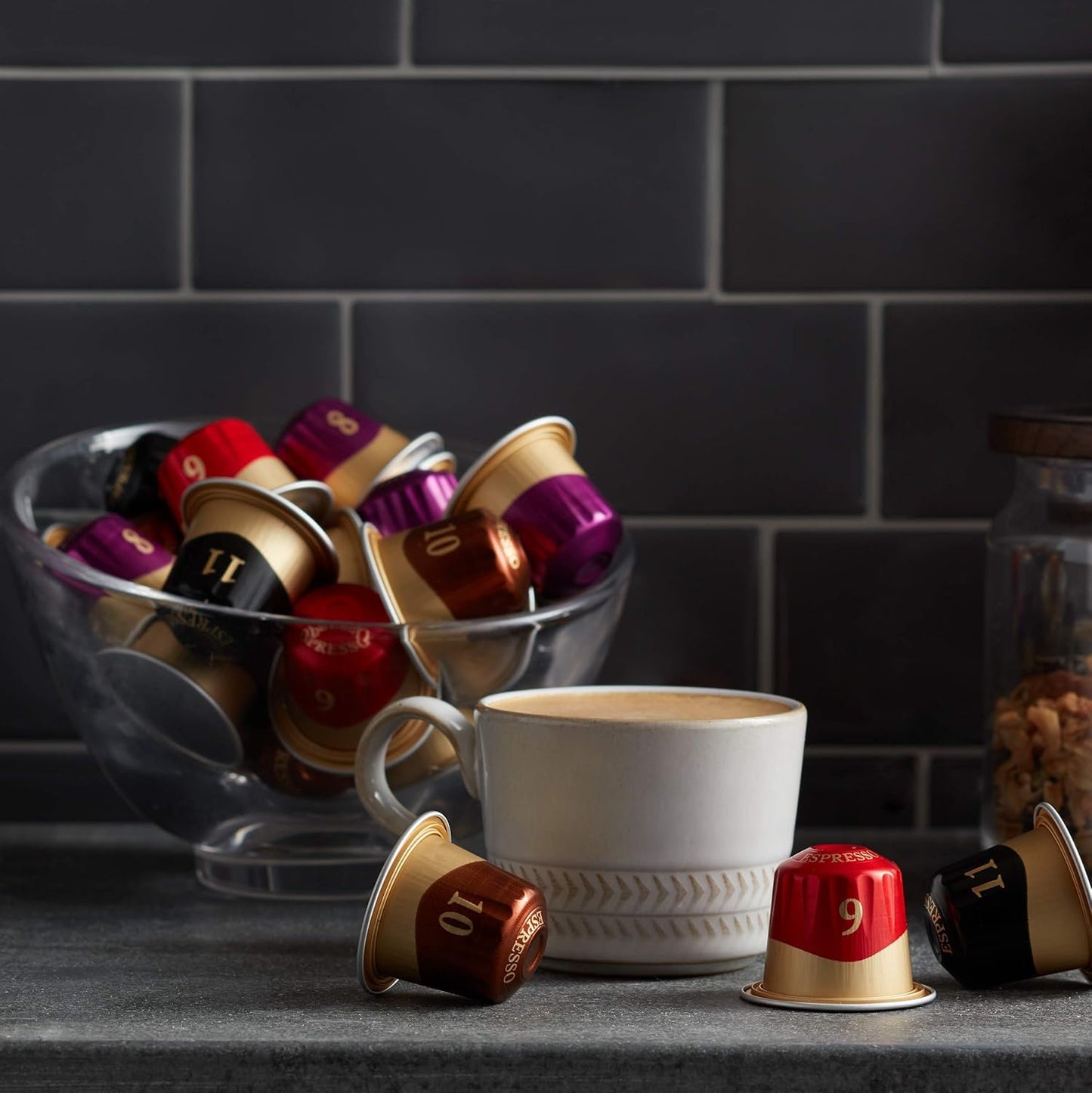 Peet's Coffee, Dark Roast Espresso Capsules, Compatible with Nespresso Original Machine - Ristretto Intensity 10