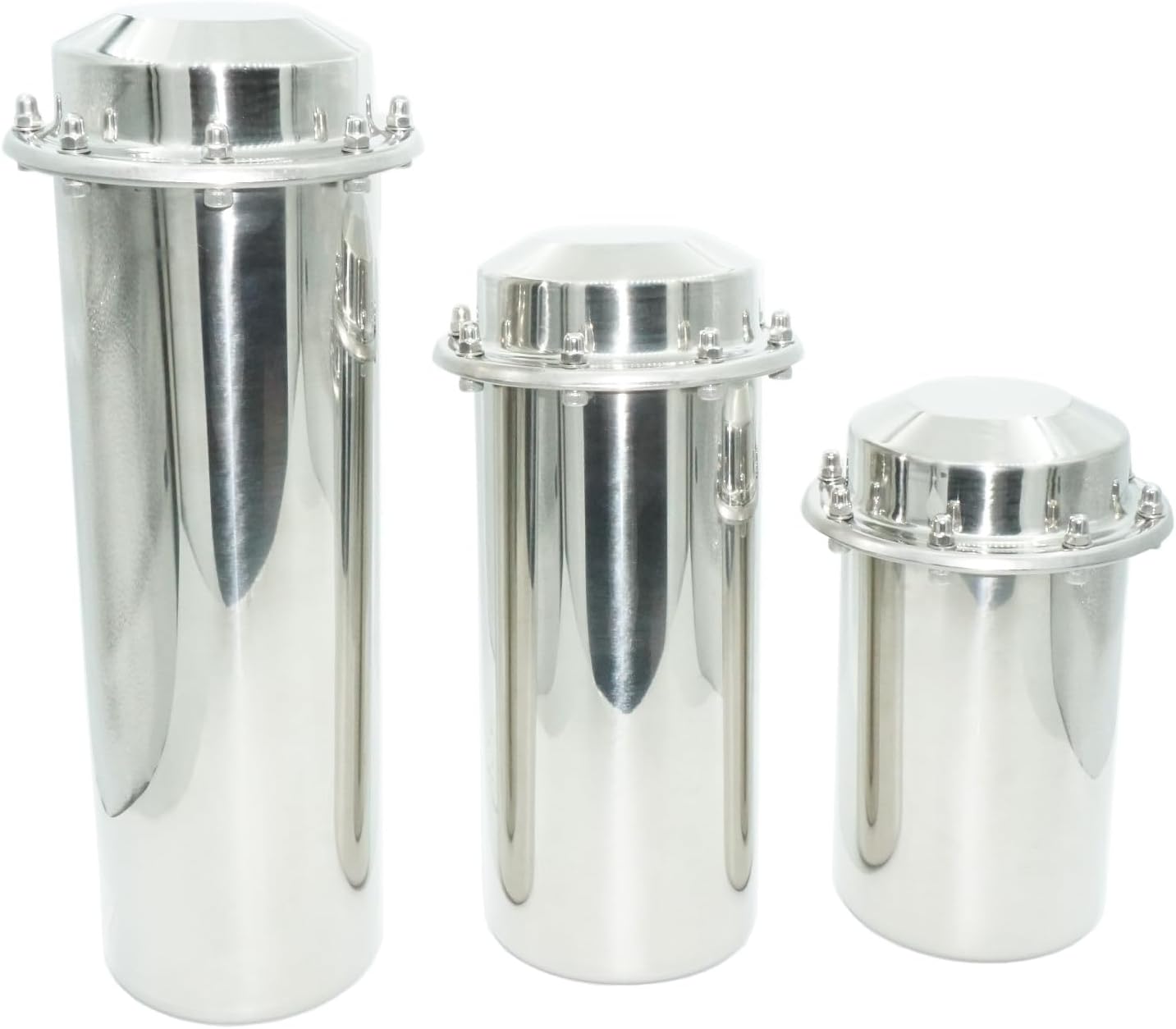 Stainless Steel Time Capsule Anti-Corrosion Waterproof Storage Container for Keepsakes Letters Cards Photos and All Important Memories Storage and Commemorate (13.4 INCH)