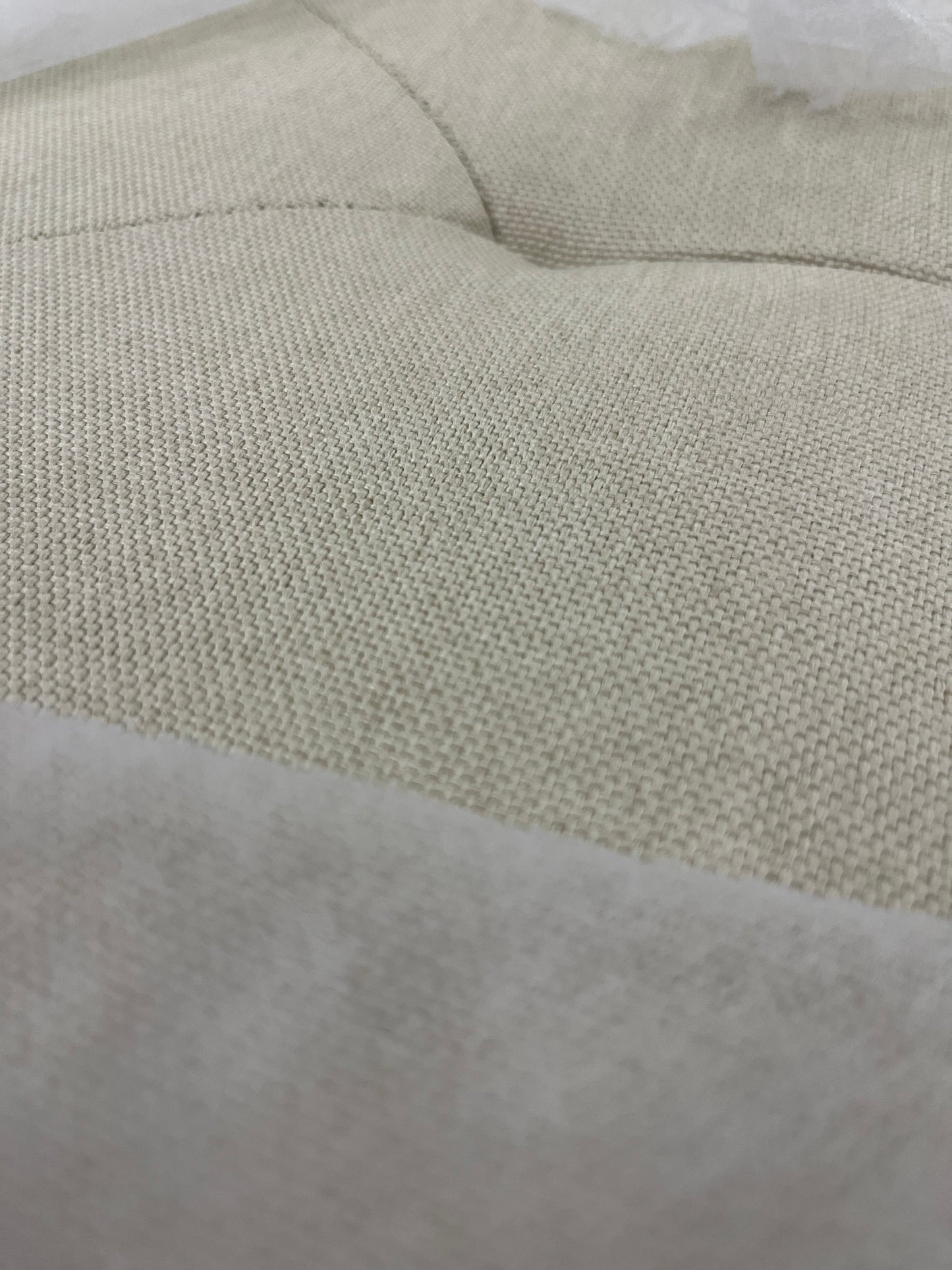 LUCID Mid-Rise Upholstered Headboard - Diamond Tufted - Padded Polyester - Adjustable Height from 34†to 46†- Easy Assembly - Bed Frame or Wall Mount - Sturdy - Pearl - Queen Size - Retail $121