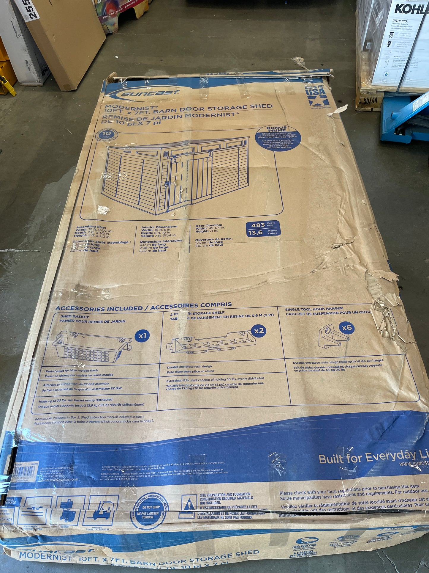 SUNCAST 10'X7' BARNDOOR - Retail $1499