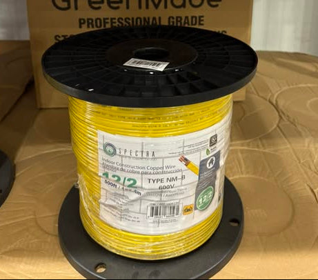 Spectra 12/2 Copper Wire Indoor Construction 500 ft