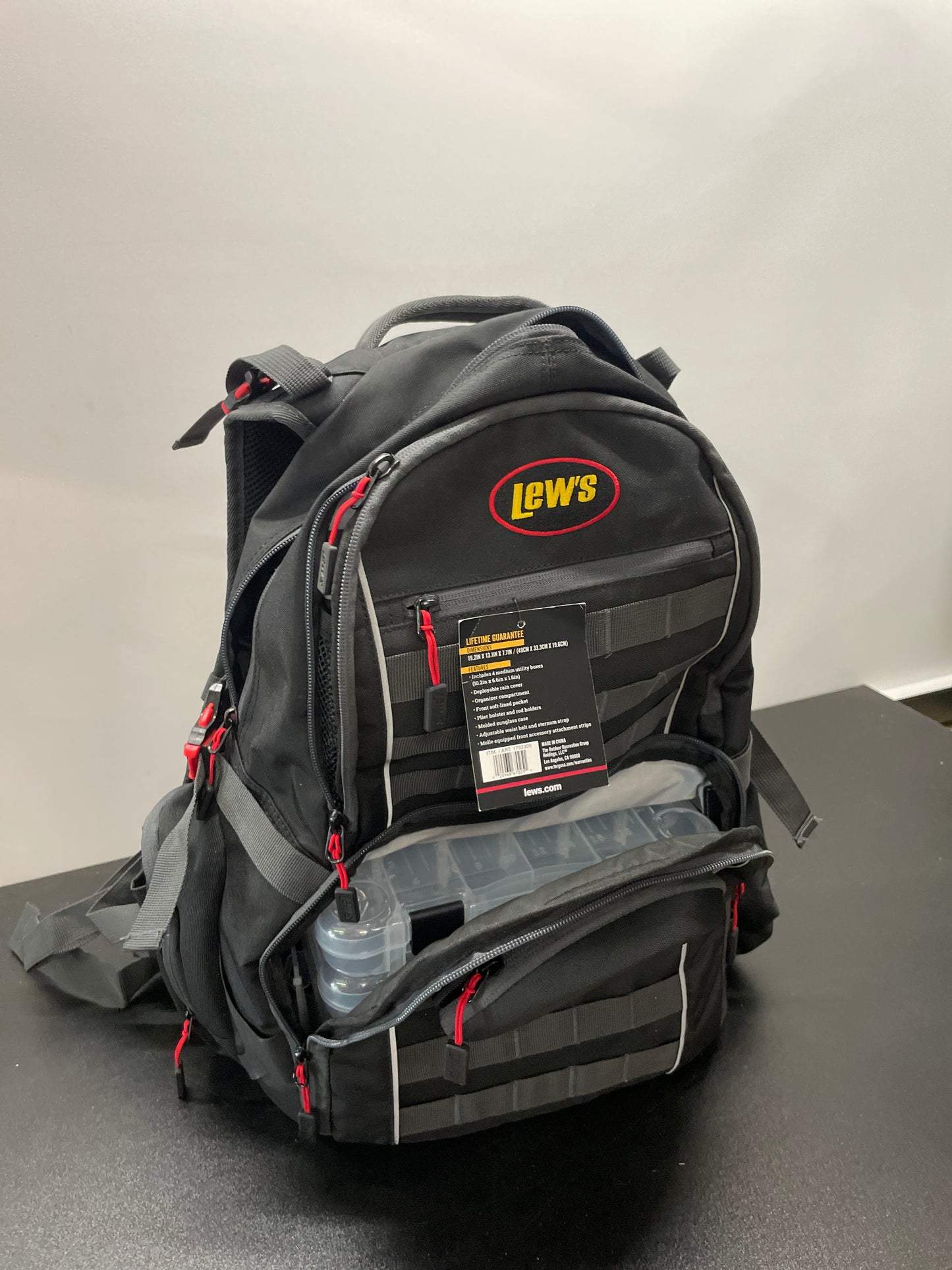 LEW'S TACKLE BACKPACK - Retail $59