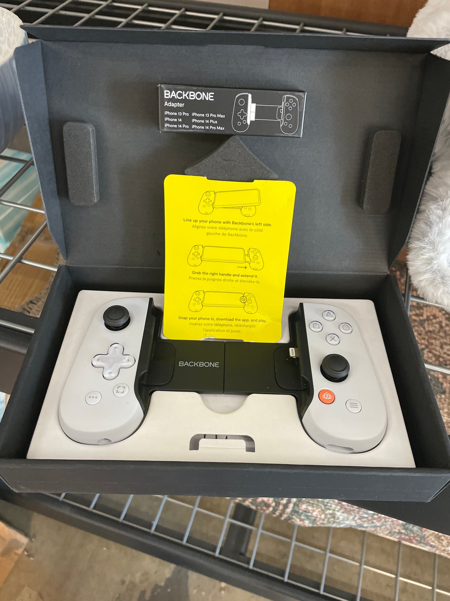 BACKBONE One Mobile Gaming Controller for iPhone (Lightning) - PlayStation Edition - 1st Gen - Turn Your iPhone into a Gaming Console - Play Xbox, PlayStation, Call of Duty, Roblox, Minecraft & More - Retail $50