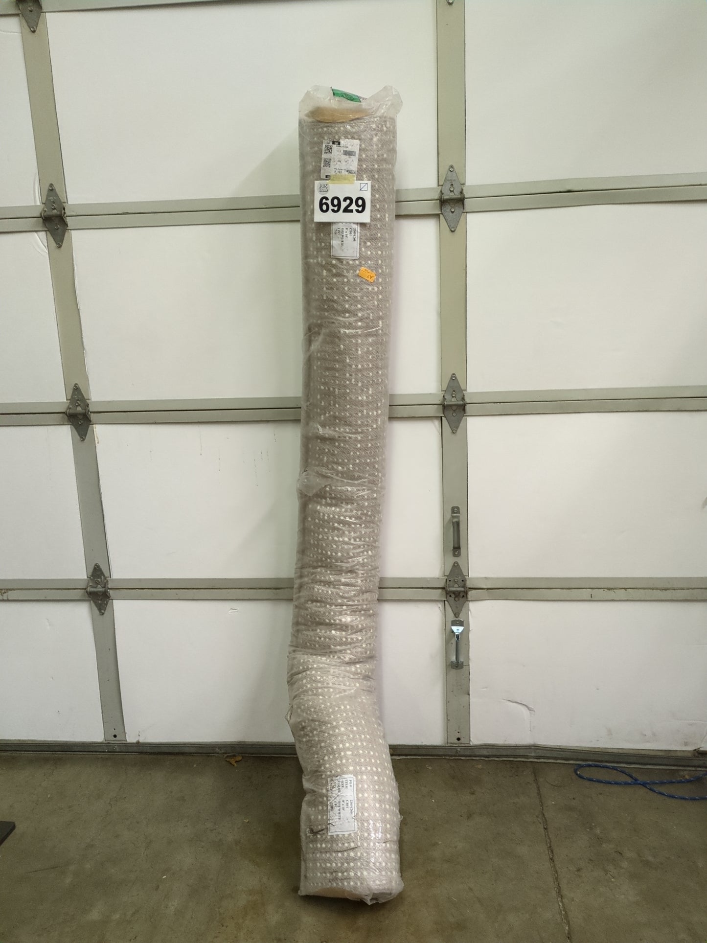 nuLOOM 8x10 Penelope Wool Braided Handmade Area Rug, Off White, Solid Rustic Farmhouse Style, For Bedroom, Living Room, Hallway, Entryway - Retail $249