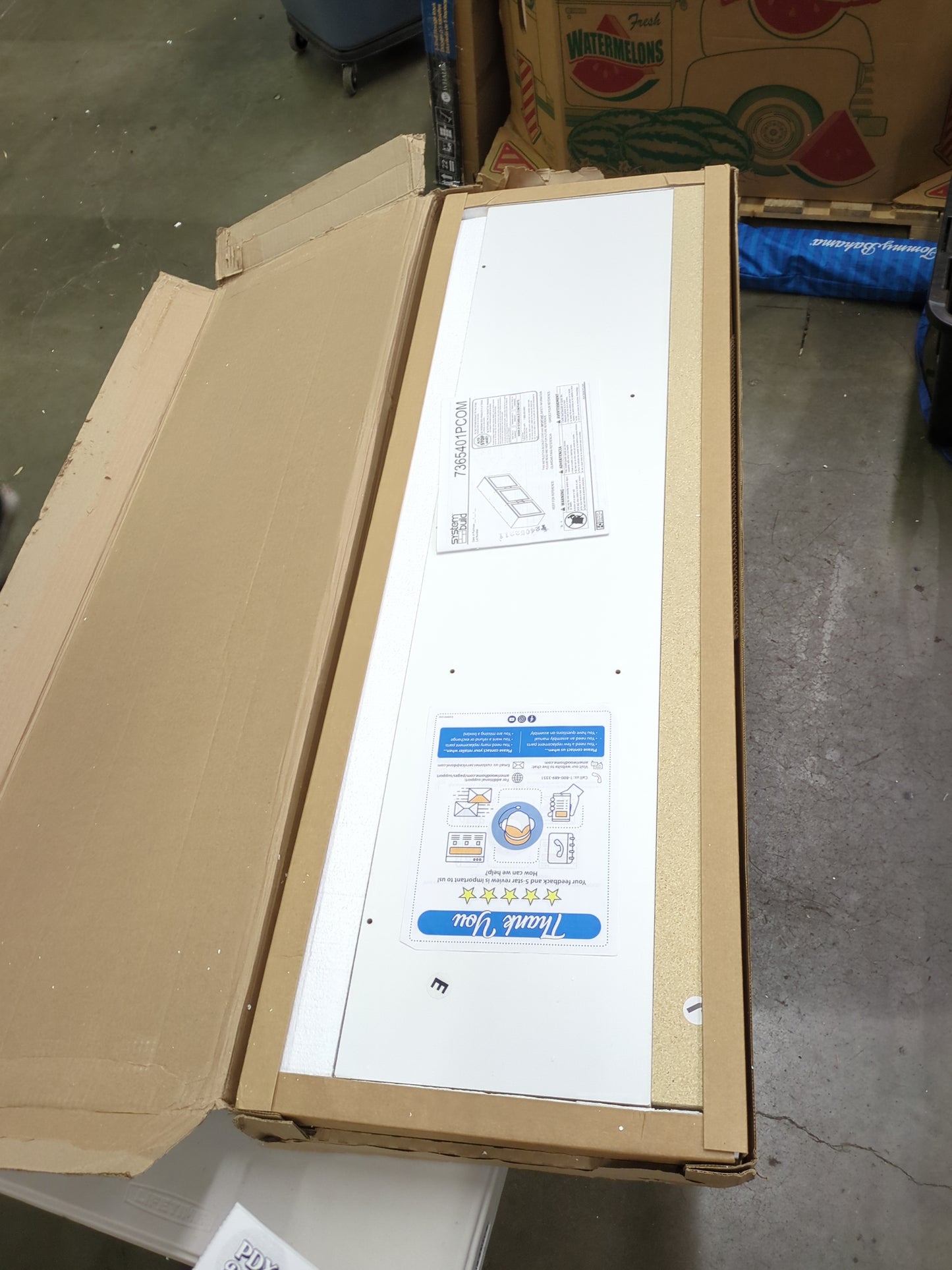 SystemBuild Kendall 54" Wall Cabinet in White - Retail $235