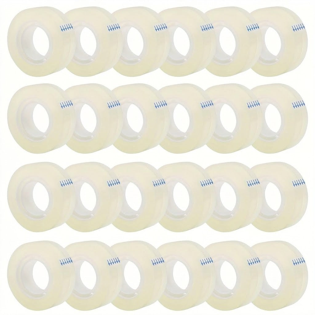 24 Rolls of Transparent Desktop Tape