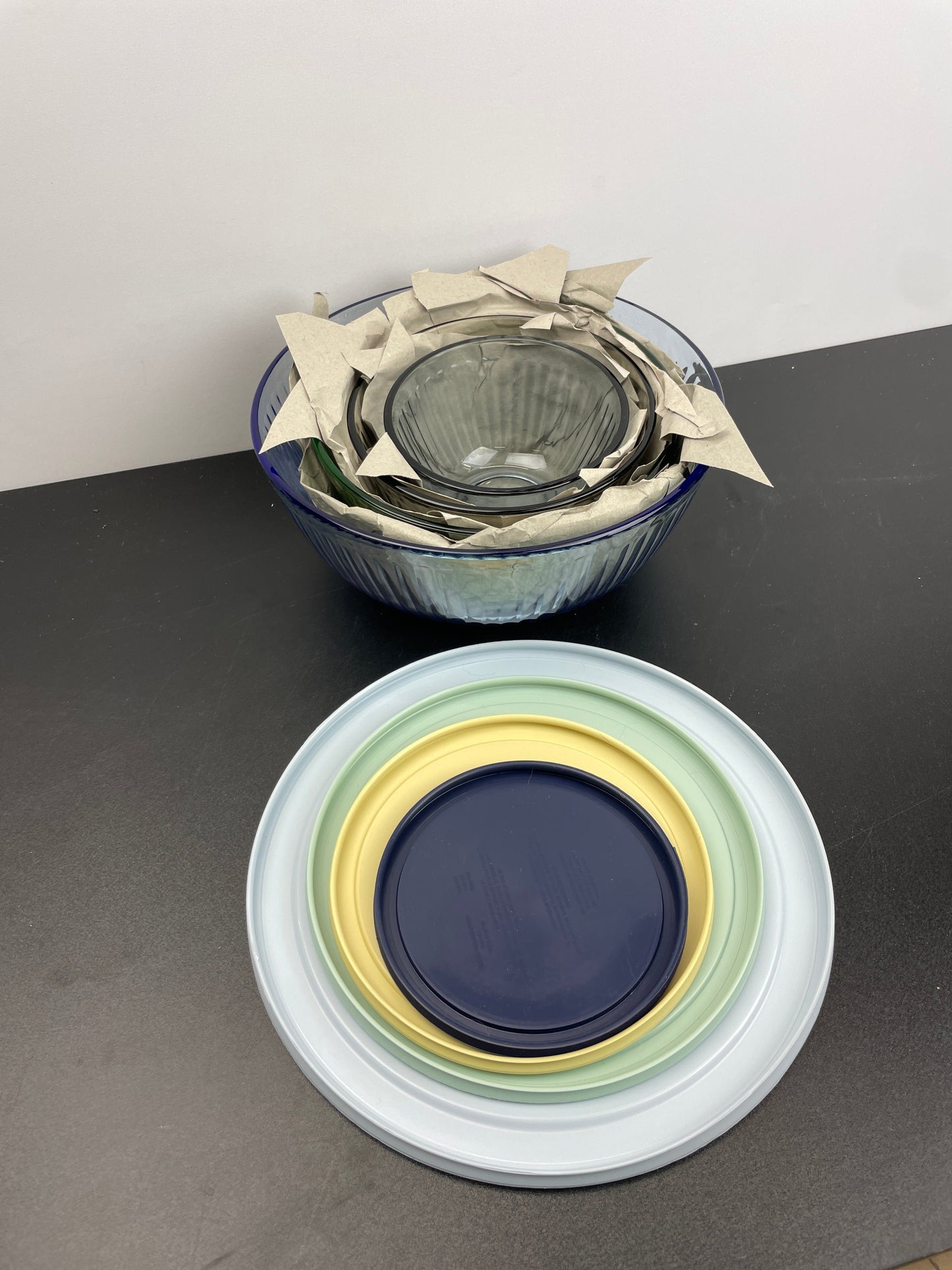 PYREX 8PC COLORED GLASS - Retail $16