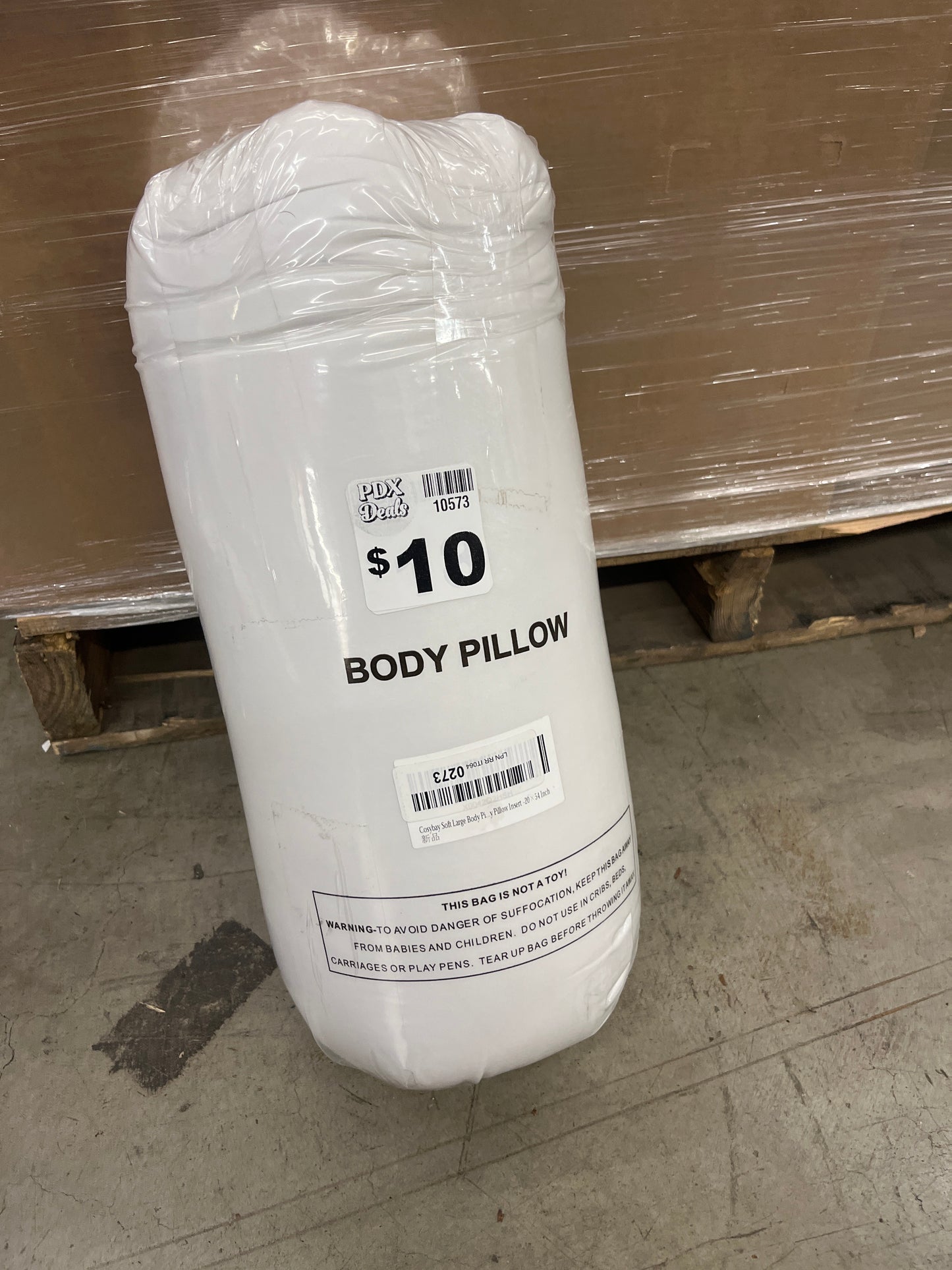 Cosybay Soft Large Body Pillow Insert – Long Sleeping Breathable Bed Pillow – Full Body Pillow Insert -20×54 Inch - Retail $19