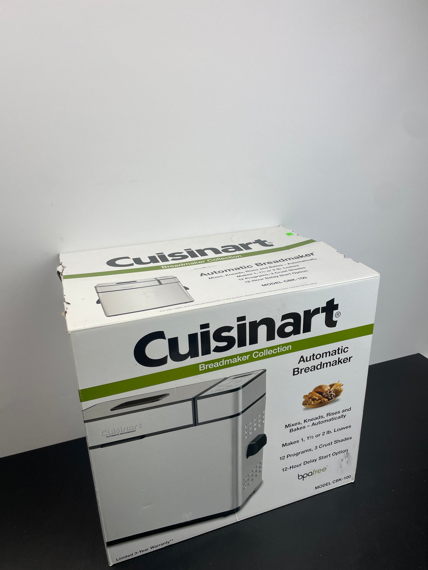Cuisinart BMKR-200PC Fully Automatic Compact Bread Maker, 2-Pound - Retail $69