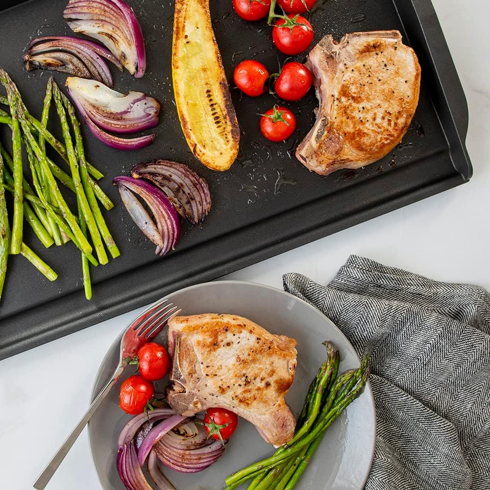 NEW - Nordic Ware Double Backsplash Griddle - Retail $38