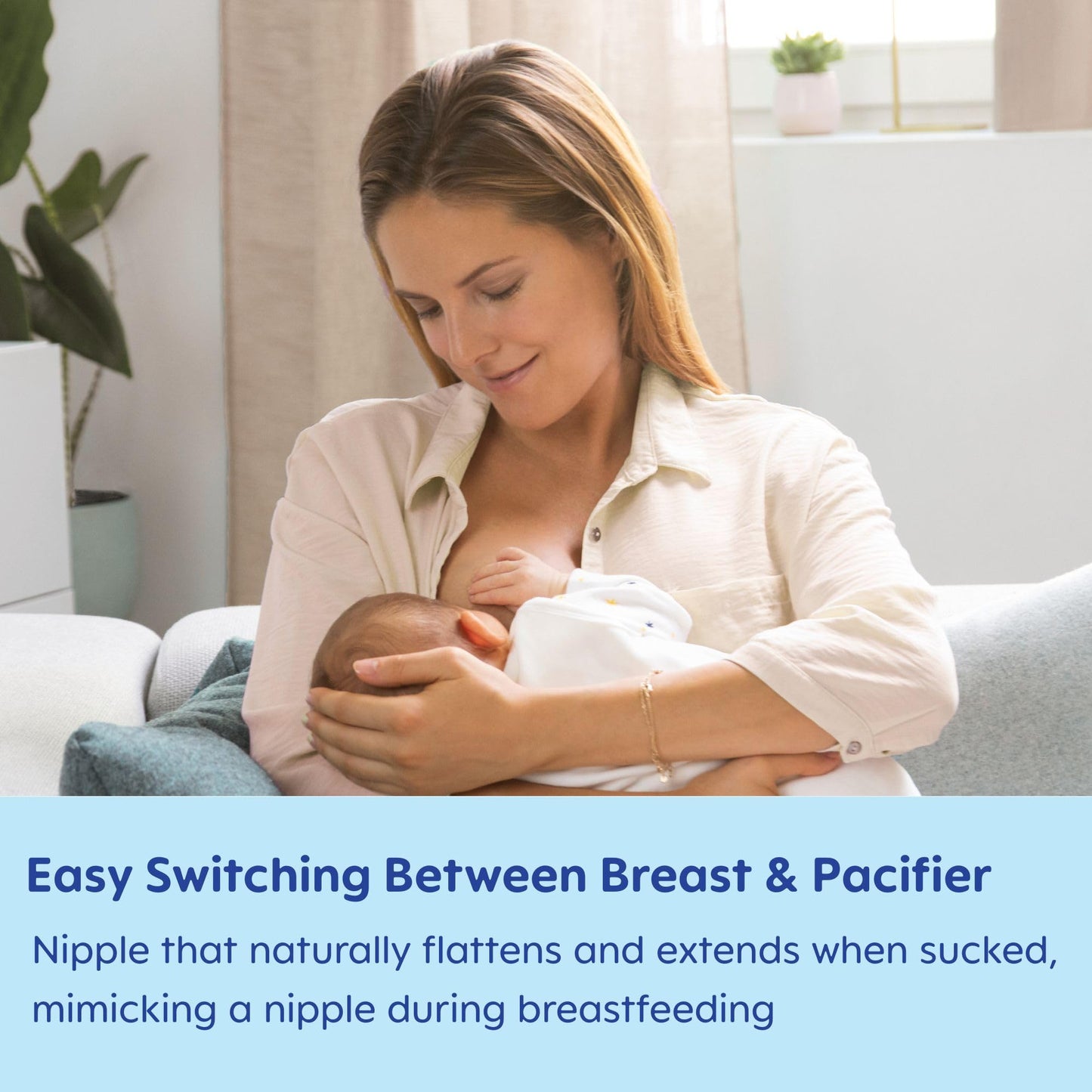 MAM Original Start Matte Baby Pacifiers, Binky for 0-3 Months, BPA-Free Silicone Nipple, Easy to Clean, Best for Newborn Babies, Developed with Medical Experts, 4 Count Binkies