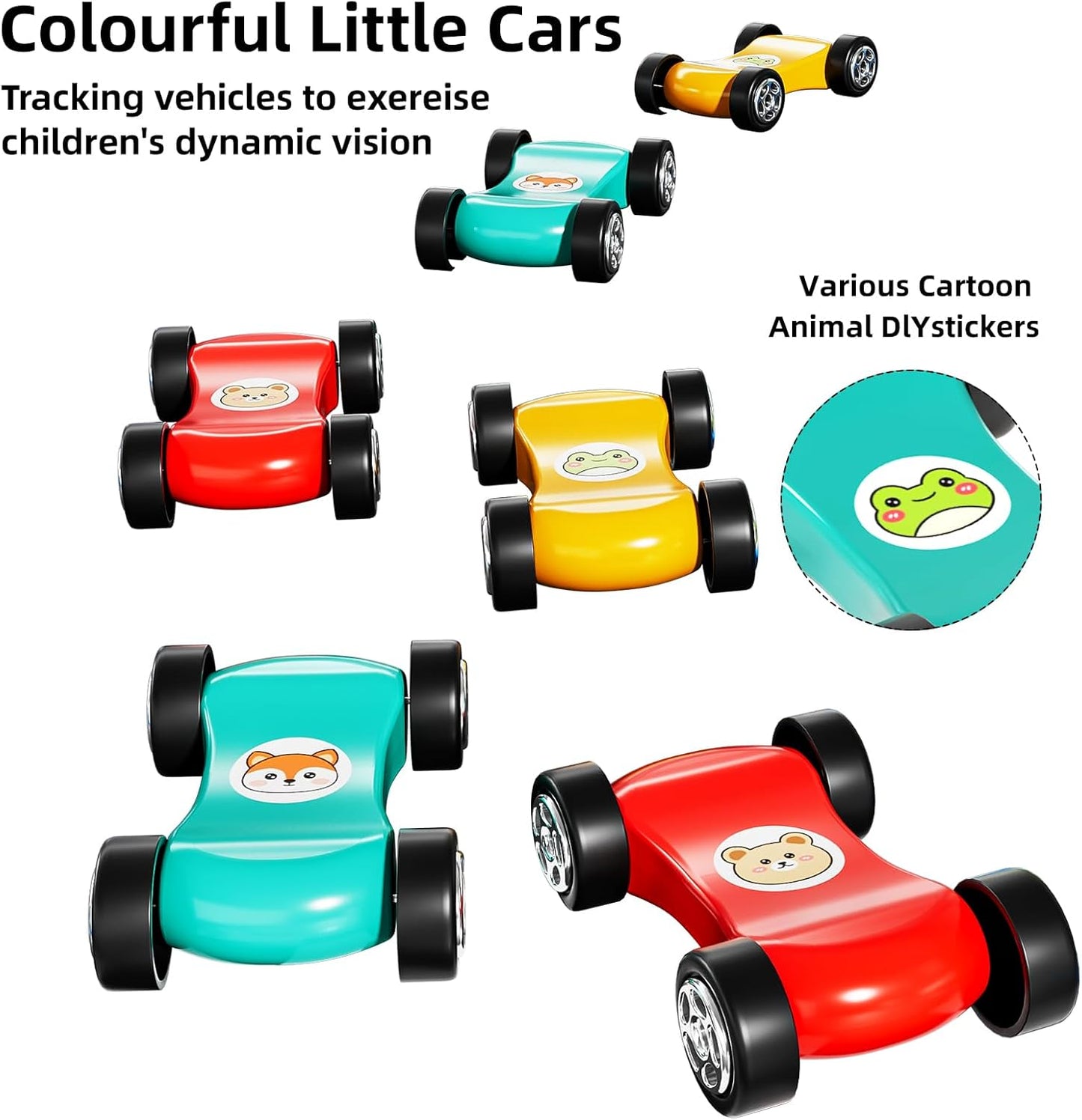 TEMI Kids Play Cars Race Cars