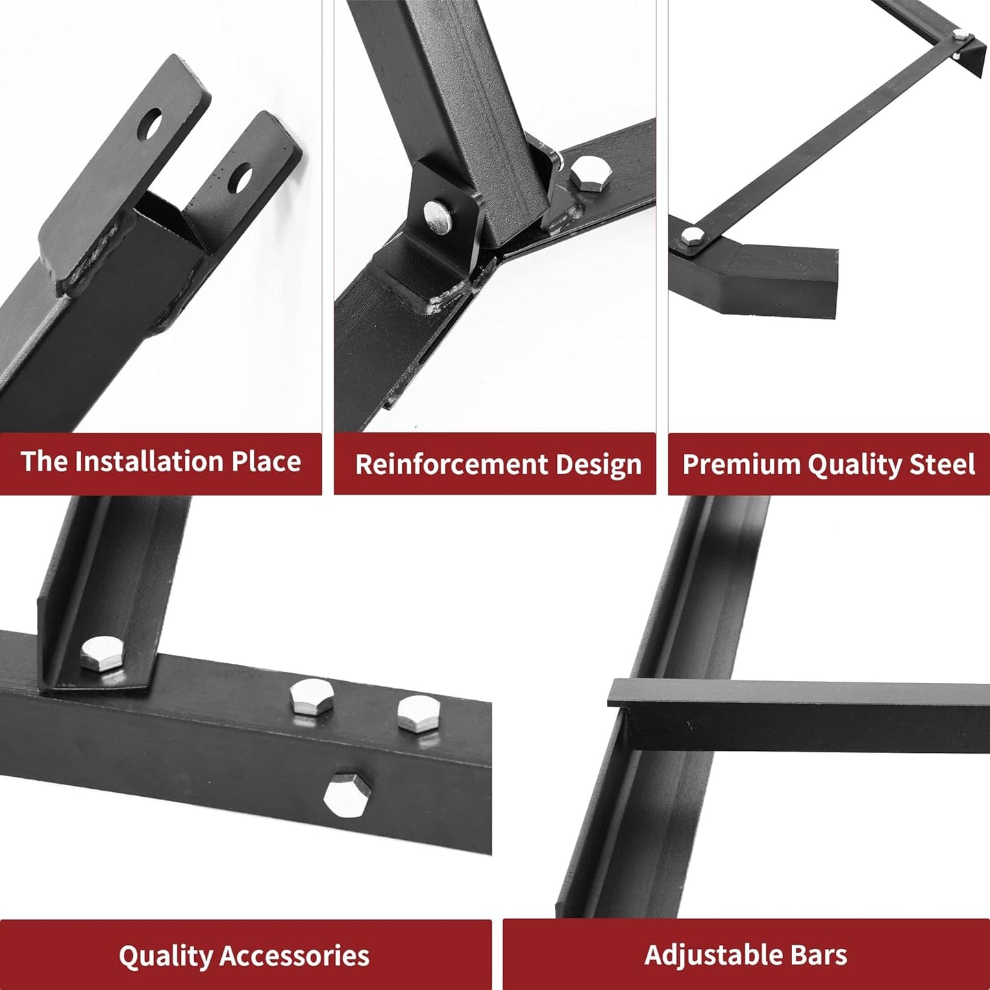 NEW - YITAMOTOR 84" Driveway Grader Drag Harrow for ATVs, UTVs, Garden Lawn Tractors, 84 inch, Black - Retail $129