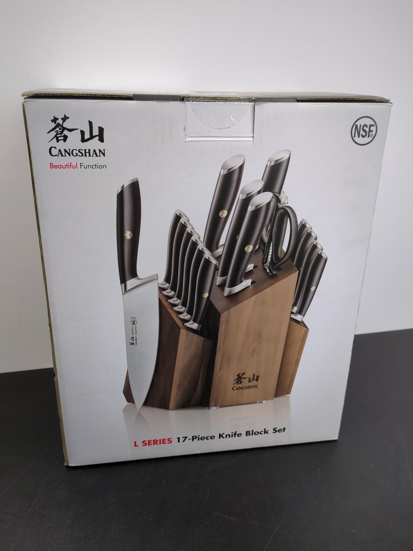 Cangshan L Series 17-Piece Shan German Steel Forged Knife Set - Retail $269