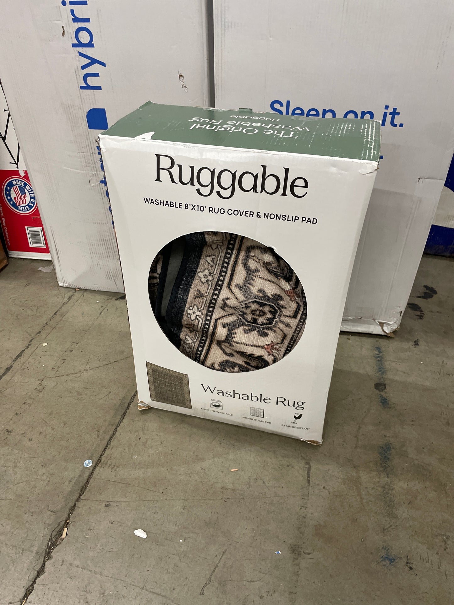 RUGGABLE 8X10 AREA RUG - Retail $299