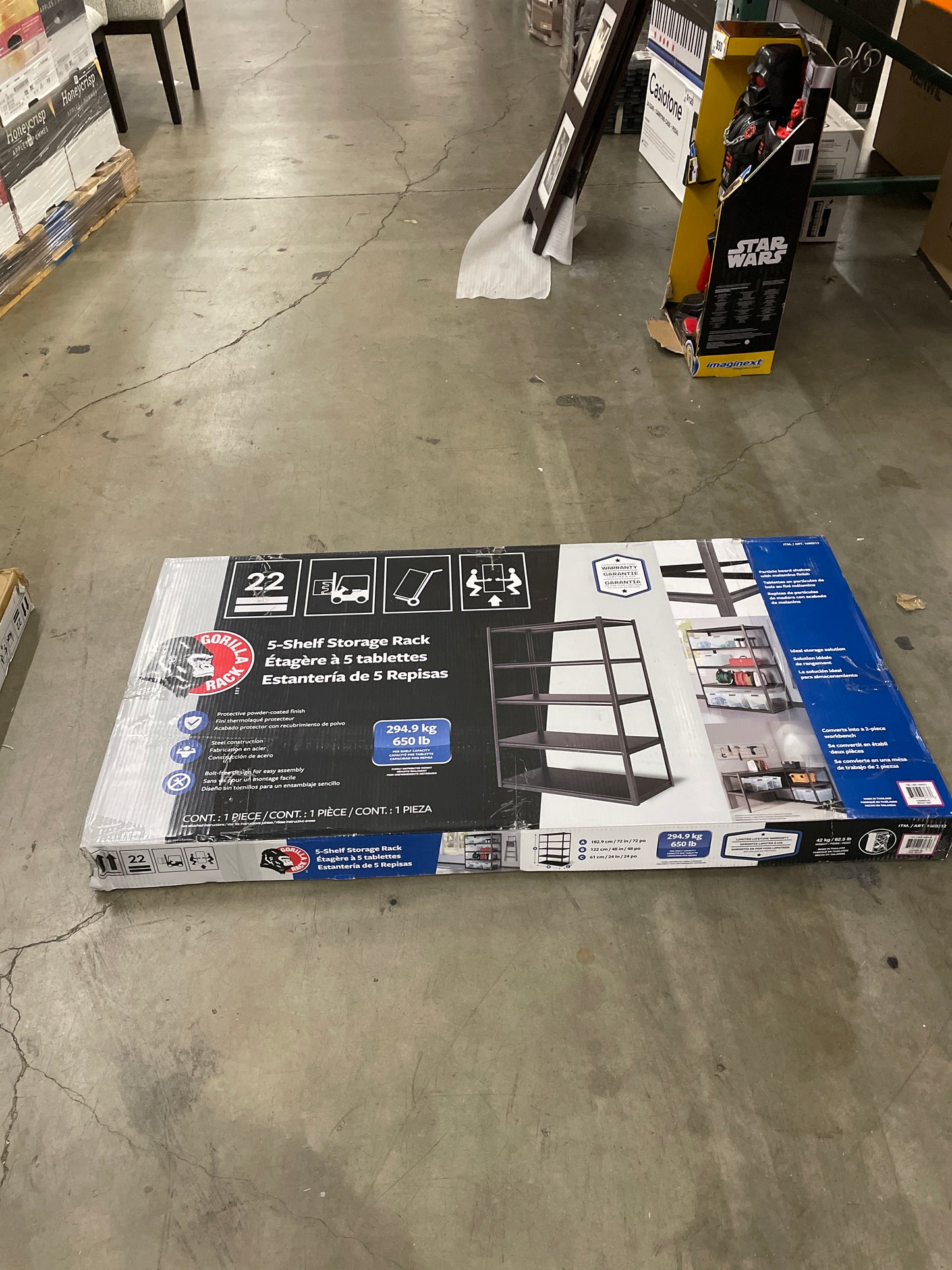 GORILLA ZBEAM SHELVING - Retail $89