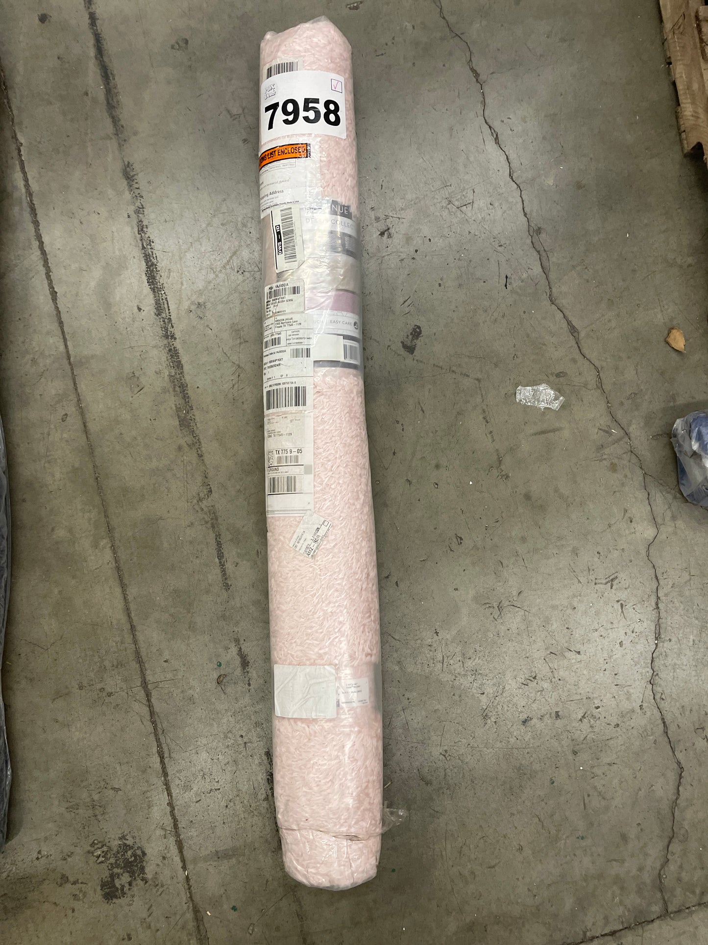 Gertmenian Plush Shag Rug | Shaggy, Fluffy Area Rug for Bedroom, Living Room, Dorm Room Decor | 4x6 Ft, Blush Pink, 20242 - Retail $38