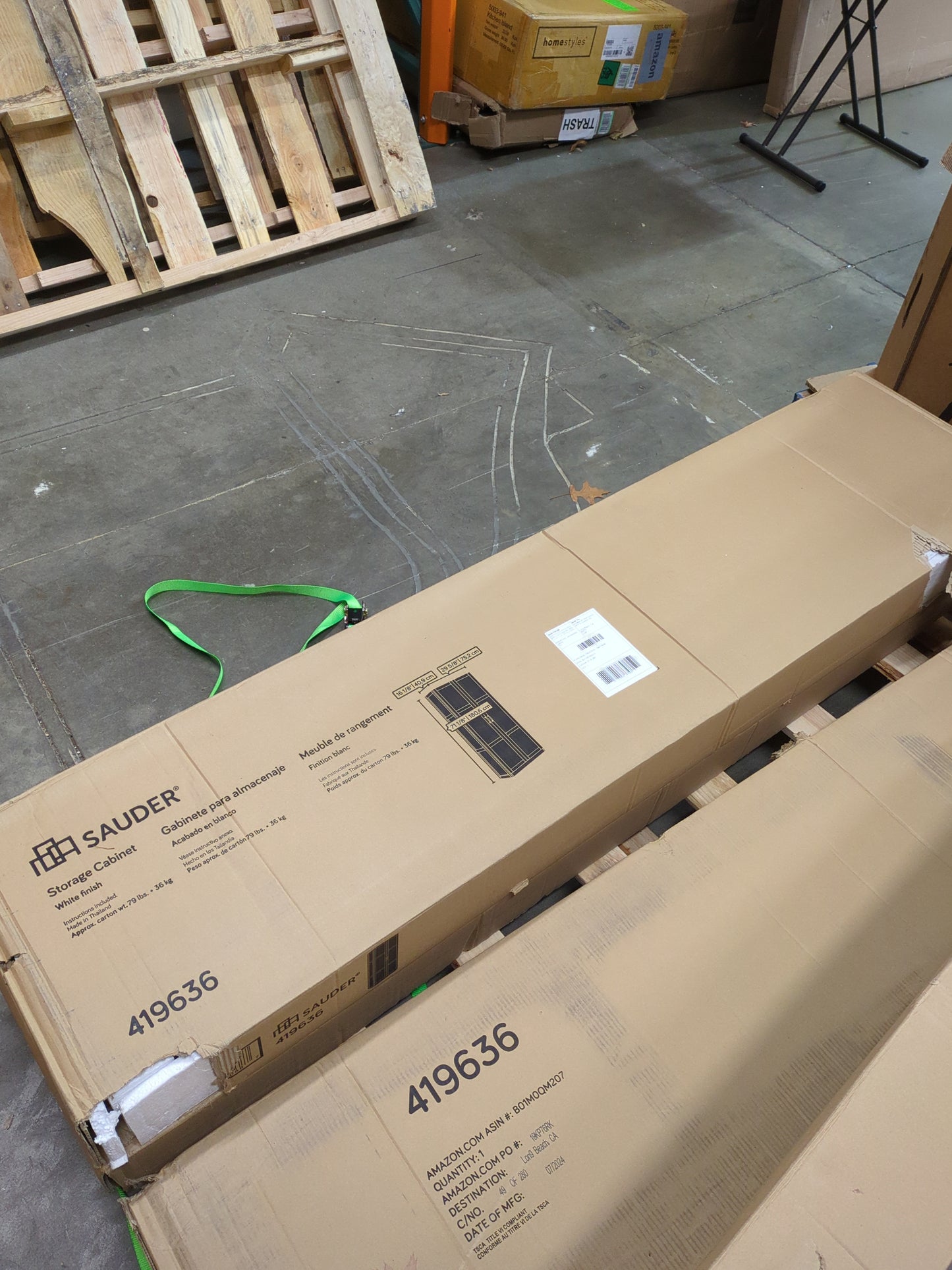 Sauder Select Storage Cabinet/ Pantry cabinets, White finish - Retail $249