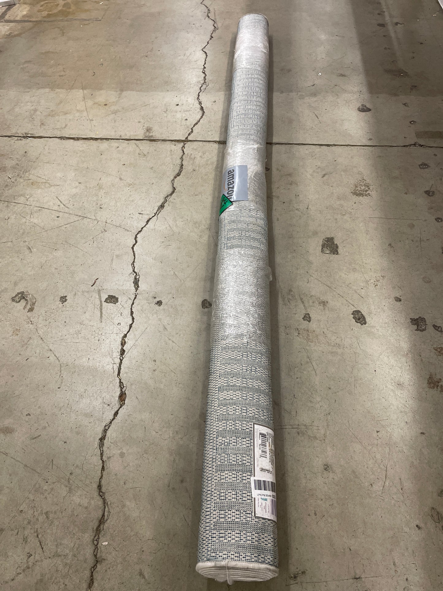 Nicole Miller New York Patio Country Charlotte Modern Stripe Indoor/Outdoor Area Rug, Aqua/Ivory, 7'9"x10'2" - Retail $244