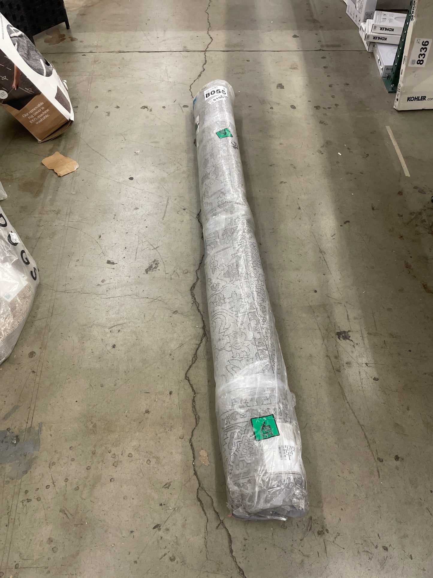 Loloi Teagan Collection 7'-11" x 10'-6" Area Rug in Ivory/Sand - Large Area Rug, Soft Neutral Rug, High-Traffic Area Rug for Living Room, Bedroom, Home Office, Dining Area - Retail $146