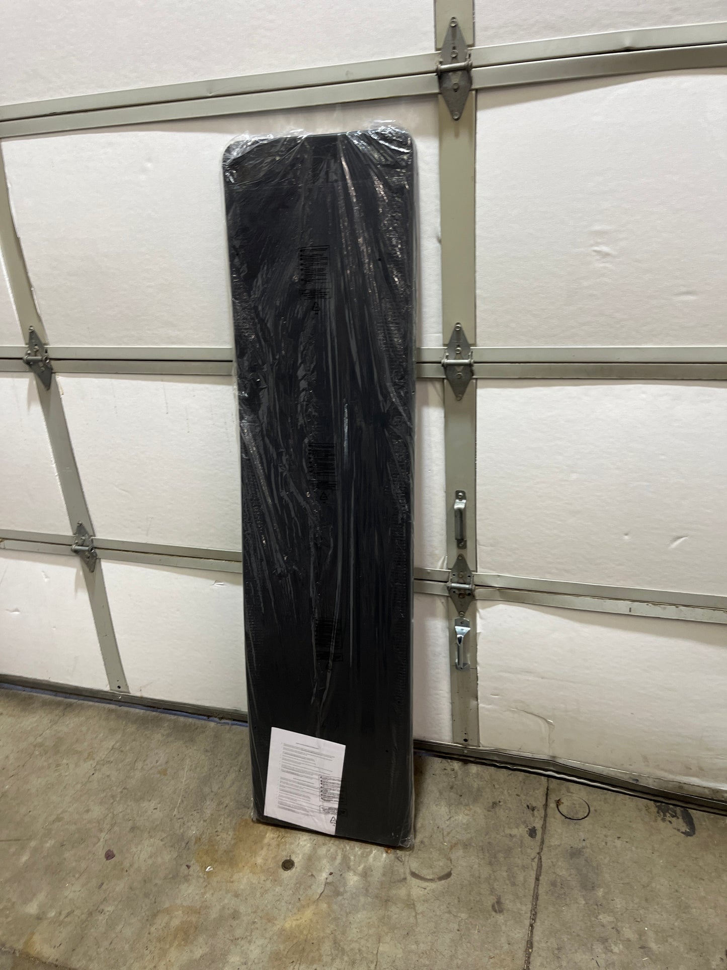 Flash Furniture Kathryn 6' Plastic Folding Training and Event Table, Rectangular Folding Training Table with 220-lb. Static Weight Capacity, Black - Retail $91